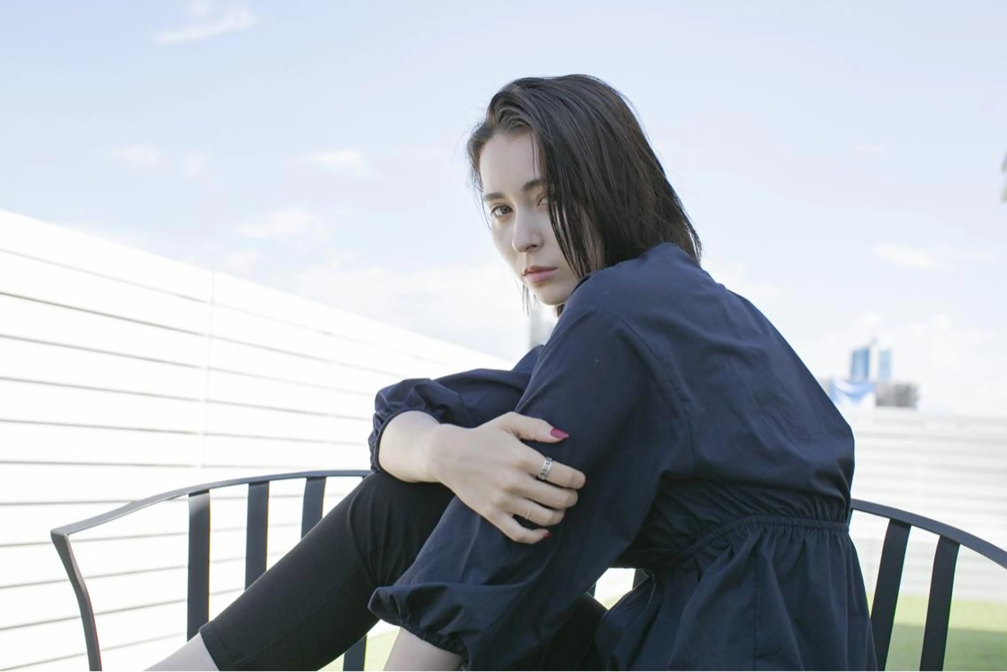 ミディアム 髪質改善ストレート、 カラー清野雄大のヘアスタイル