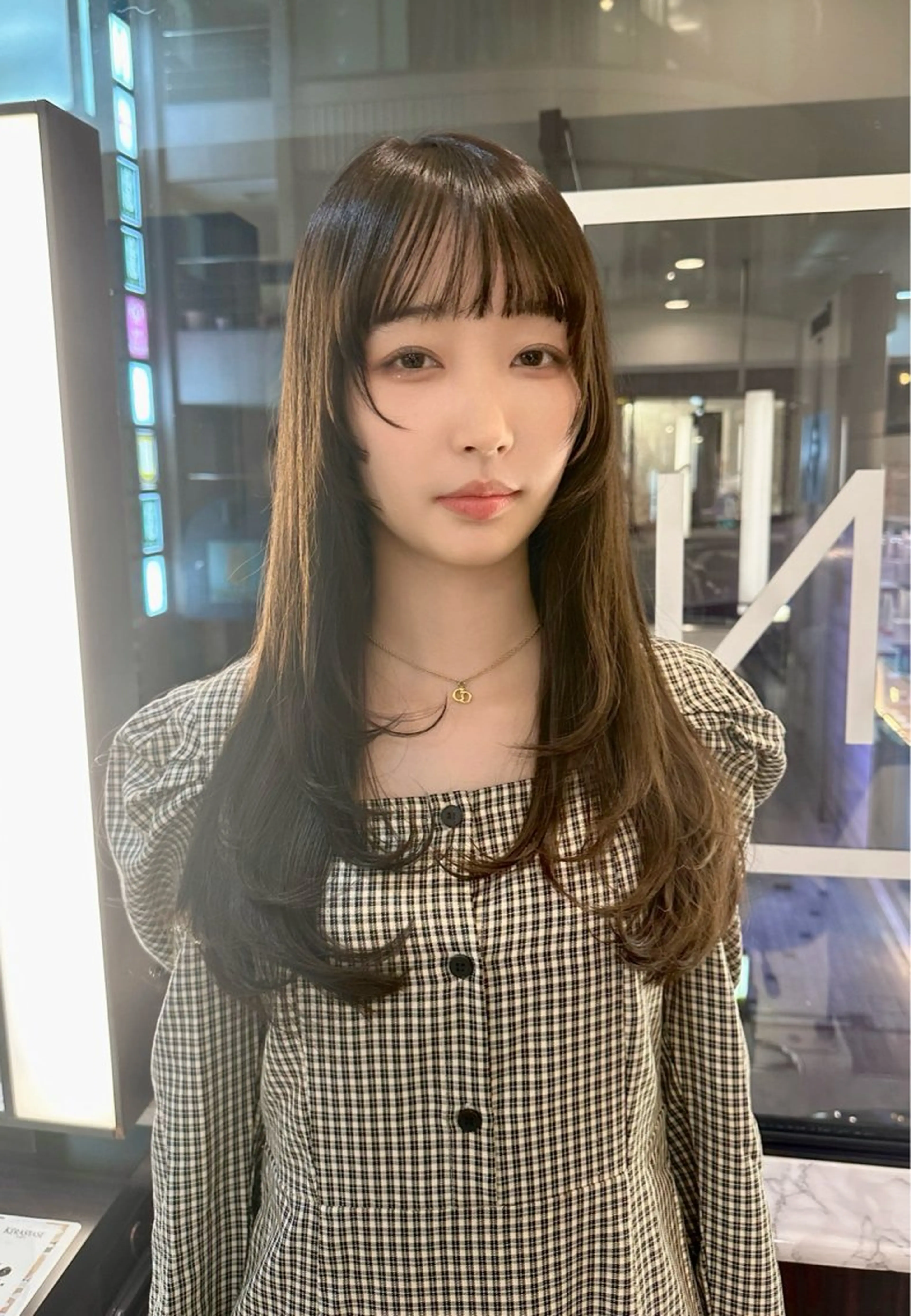 ロング レイヤーカット mio/【日本橋】 撮影モデルのヘアスタイル