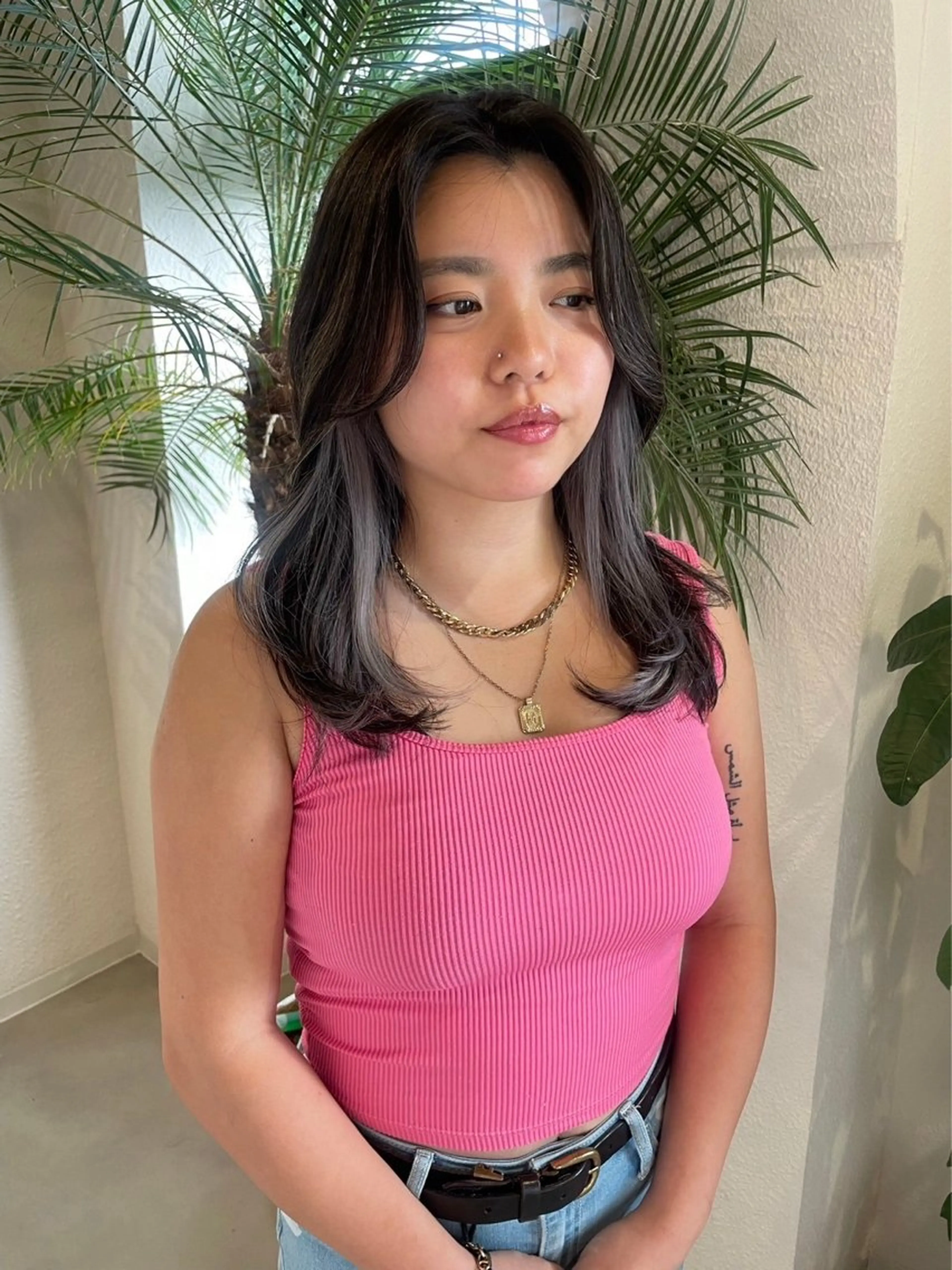 カラー ゆう/大阪豊中/海外 カラー/艶カラーのヘアスタイル