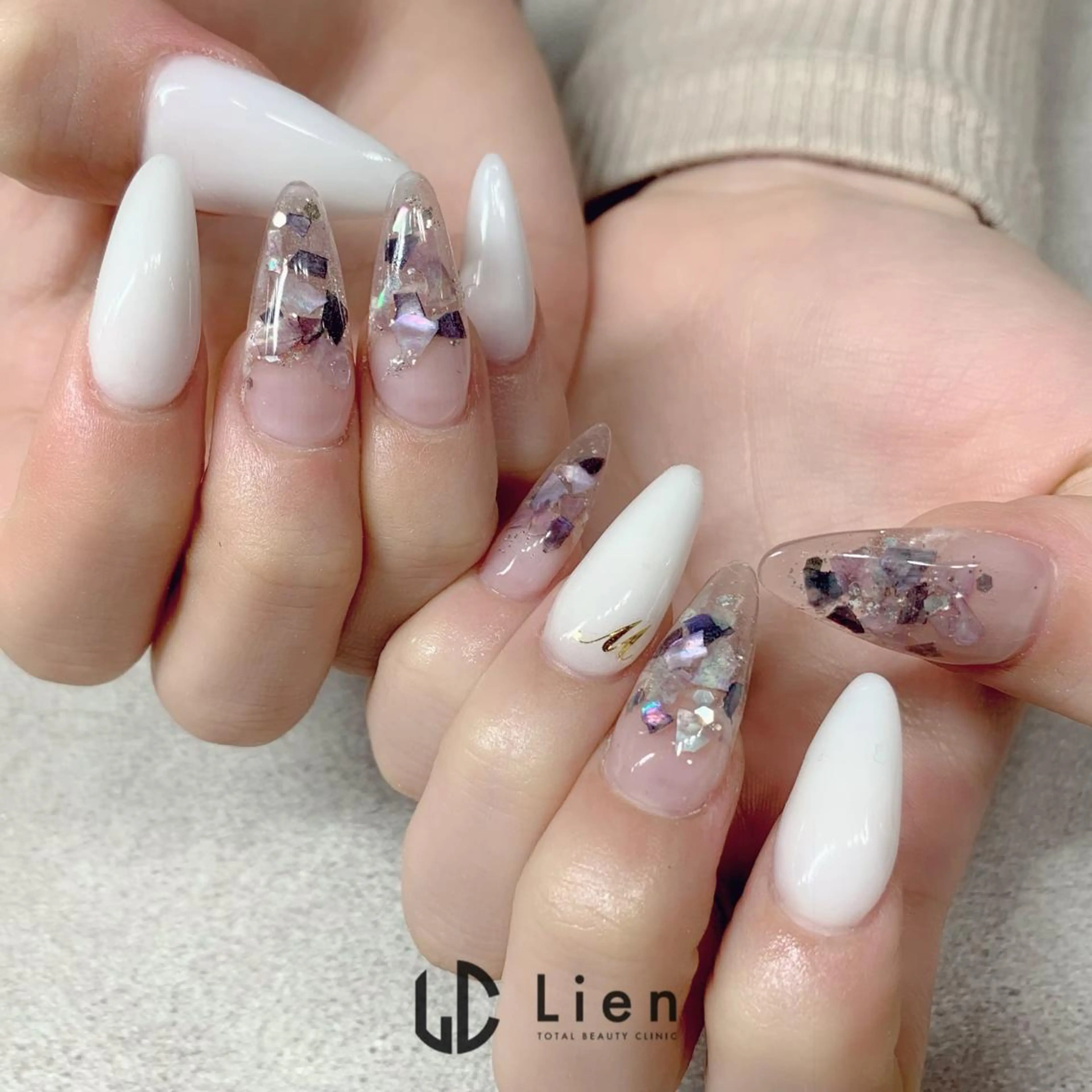 ネイル アートネイル スカルプネイル 山田 真里のネイルデザイン