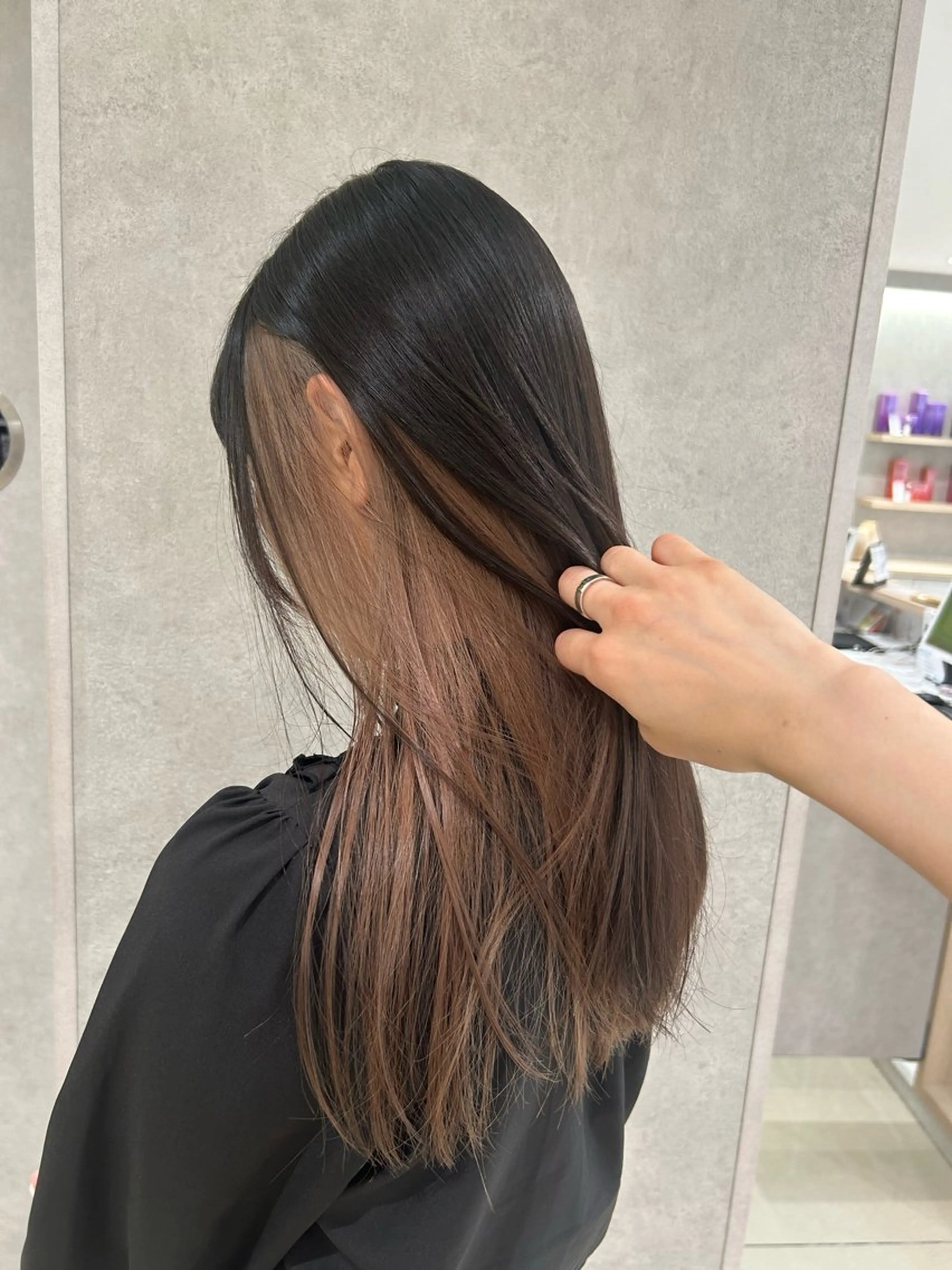 ロング カラー 〖 韓国hair 〗 室岡 咲希のヘアスタイル