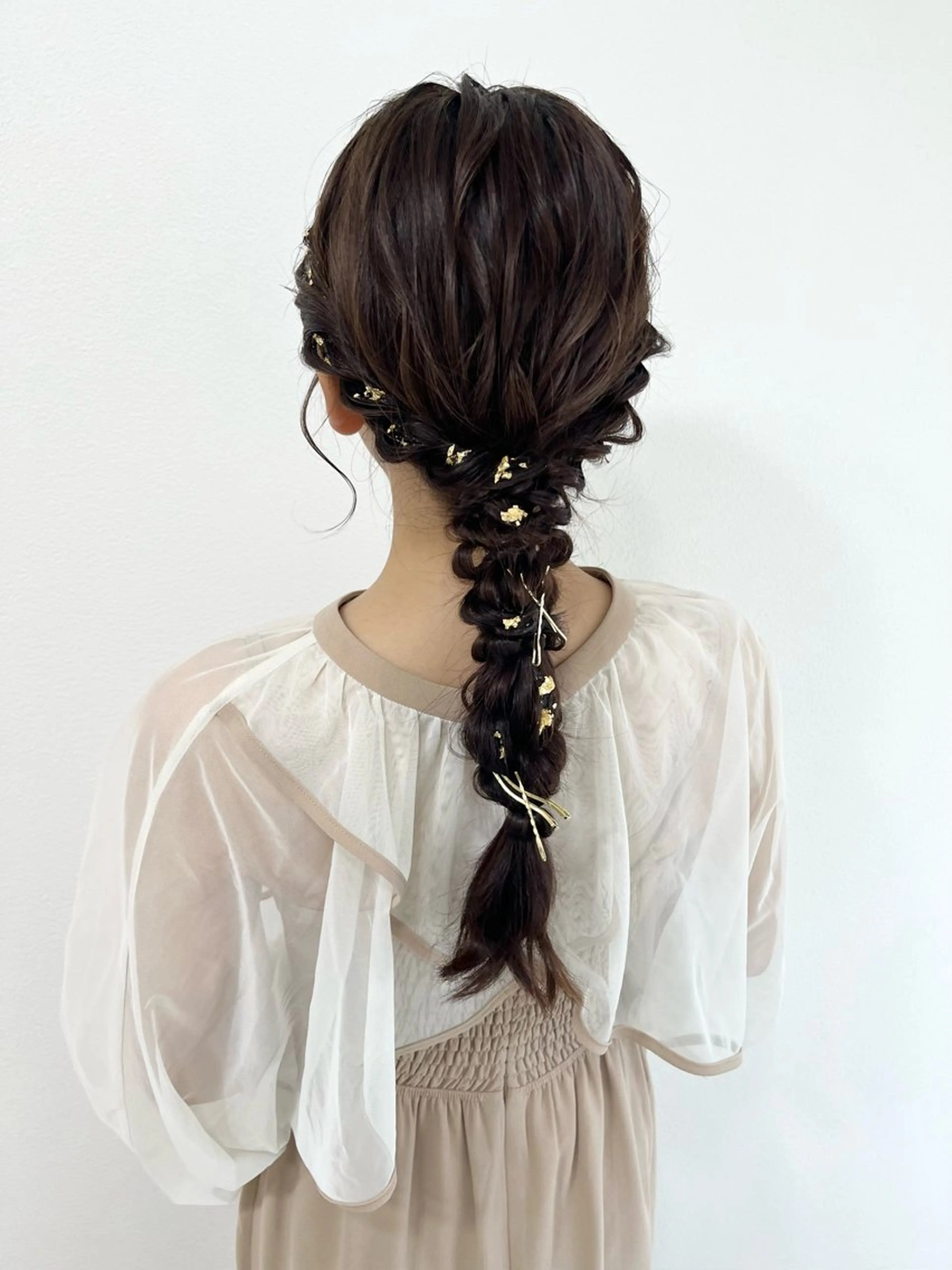 セミロング ヘアアレンジ ヘアセット ヘアセットサロン /上坪愛美のヘアスタイル