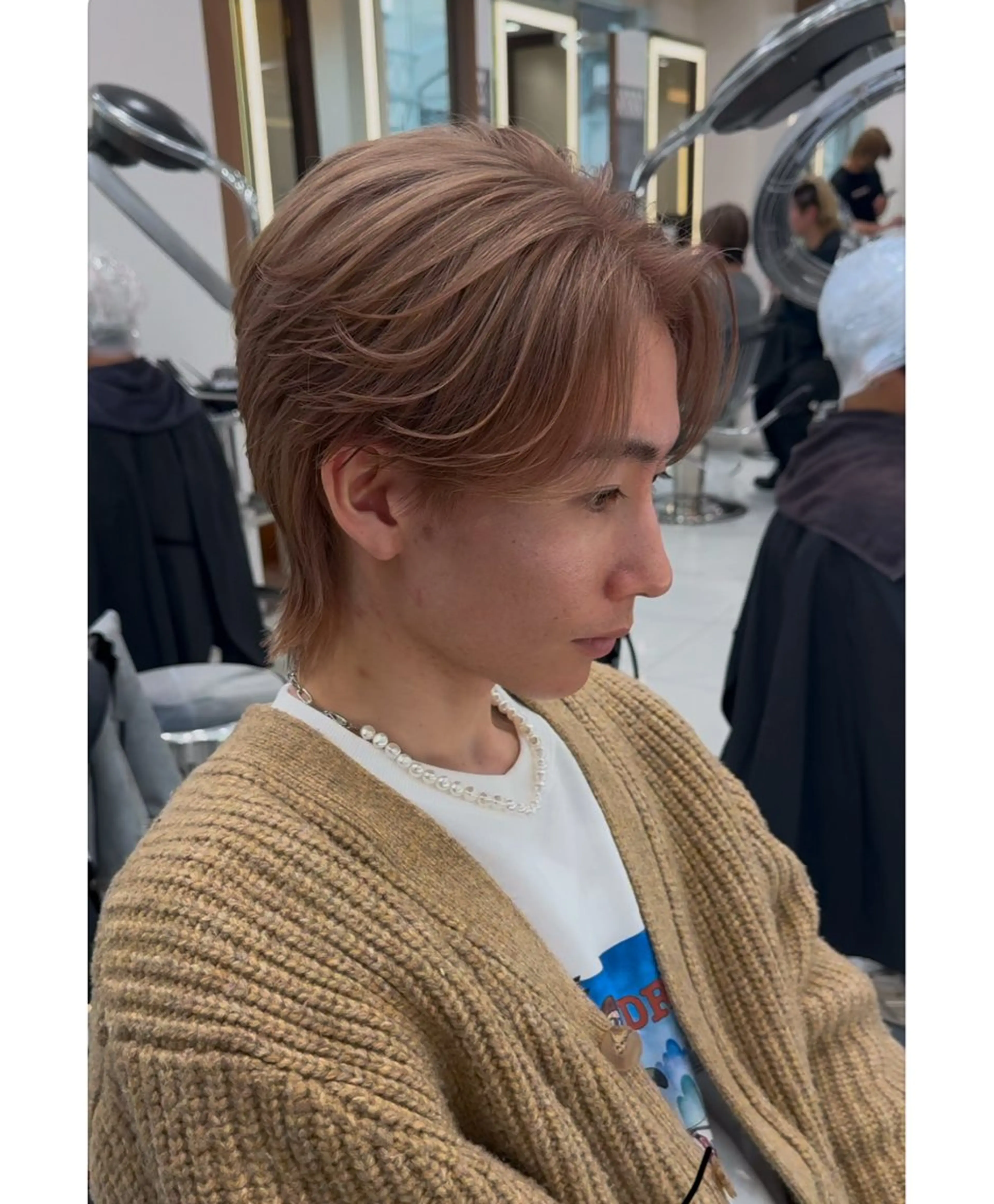カラー メンズ 菅野 心悠/メンズヘアのヘアスタイル