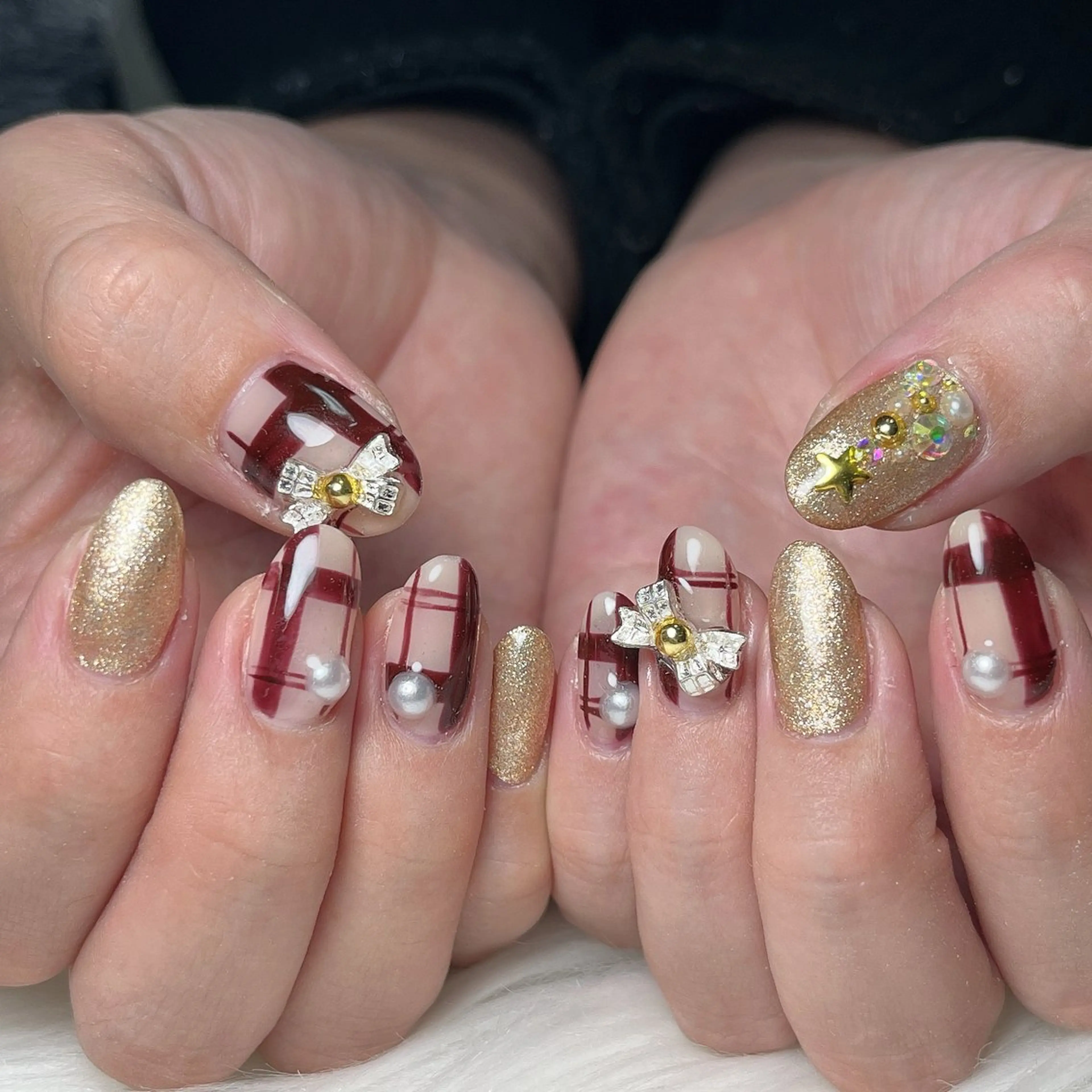 ネイル 韓国ネイル ラメ(グリッター) 持ち込み ハンドネイル 🐕‍🦺Yappy 💗A-tanのネイルデザイン