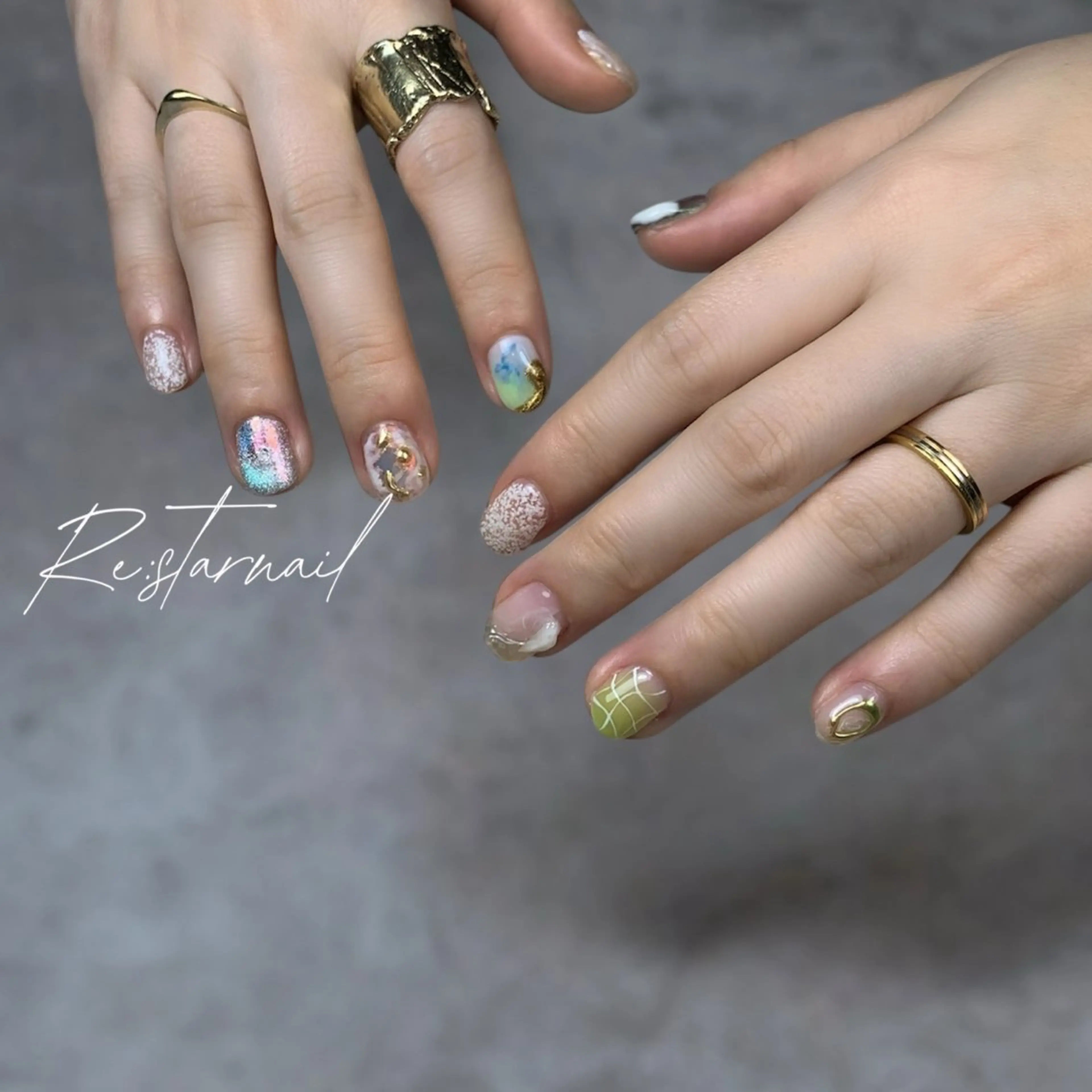 ネイル ハンドネイル Re:star nail薬院/今泉のネイルデザイン
