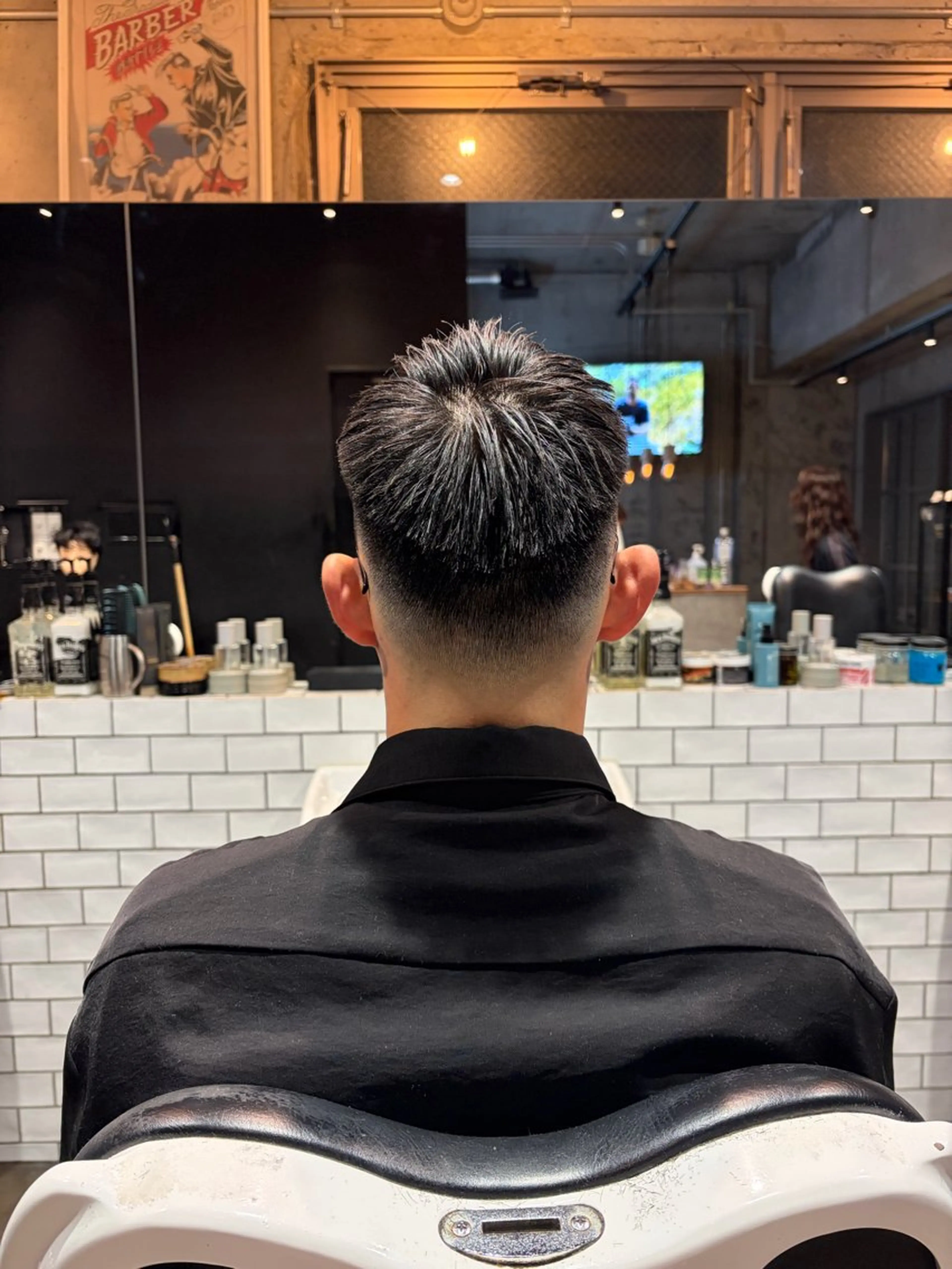ショート メンズ 岩本 文太のヘアスタイル