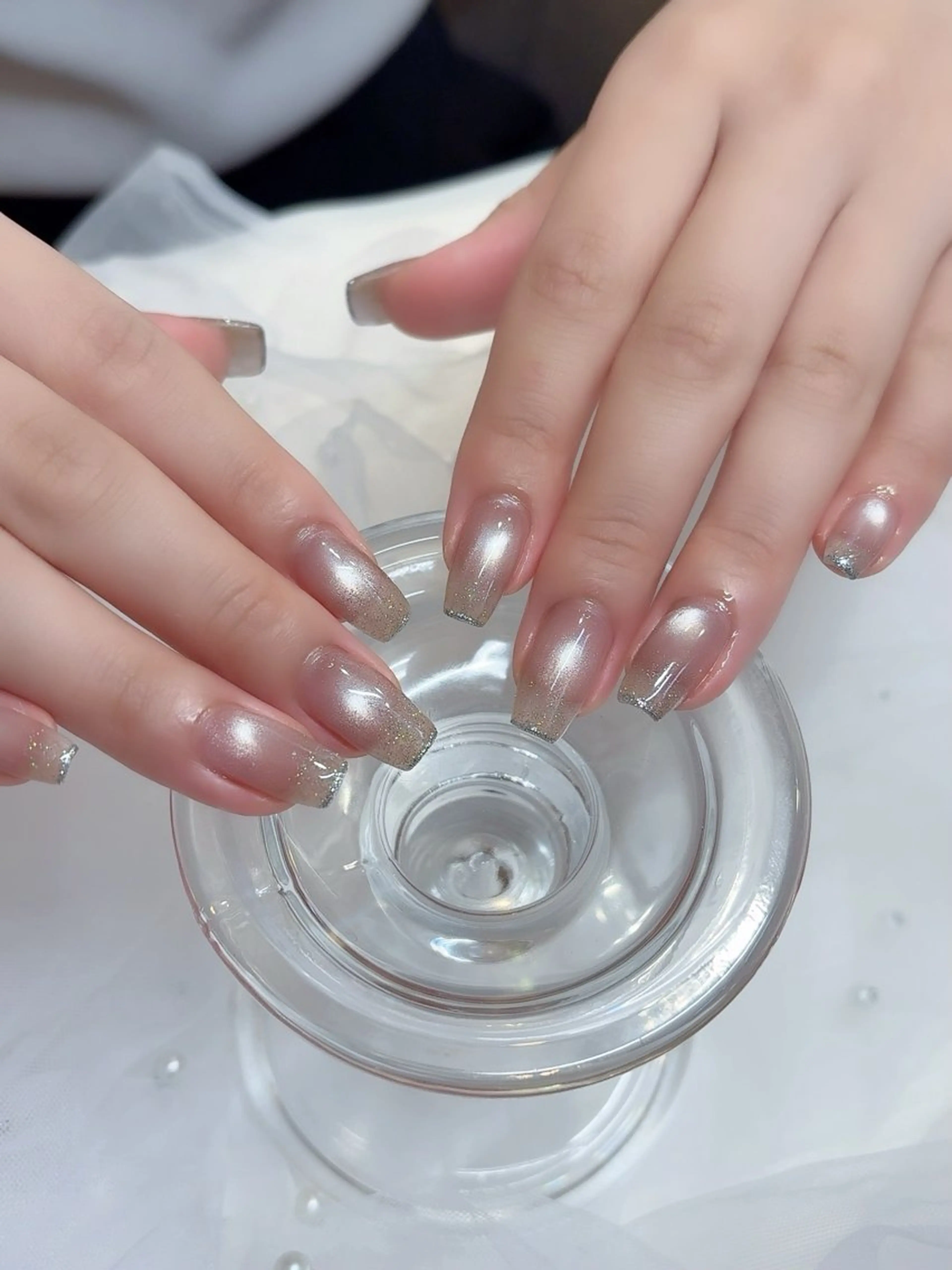 ネイル フラッシュネイル キラキラネイル ラメ(グリッター) マグネットネイル ハンドネイル ✩.*˚ kanaのネイルデザイン