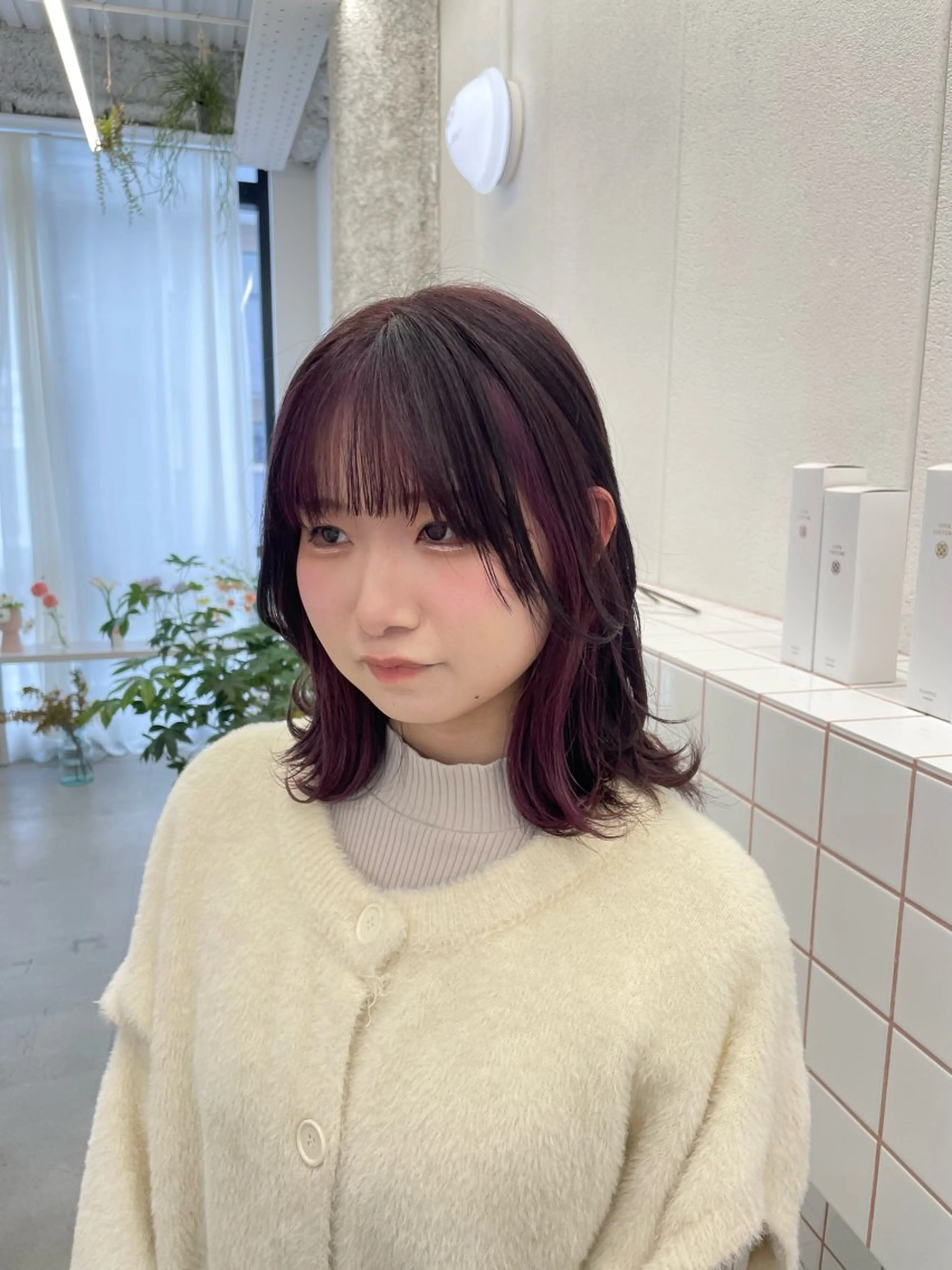 カラー 山下 悠月のヘアスタイル