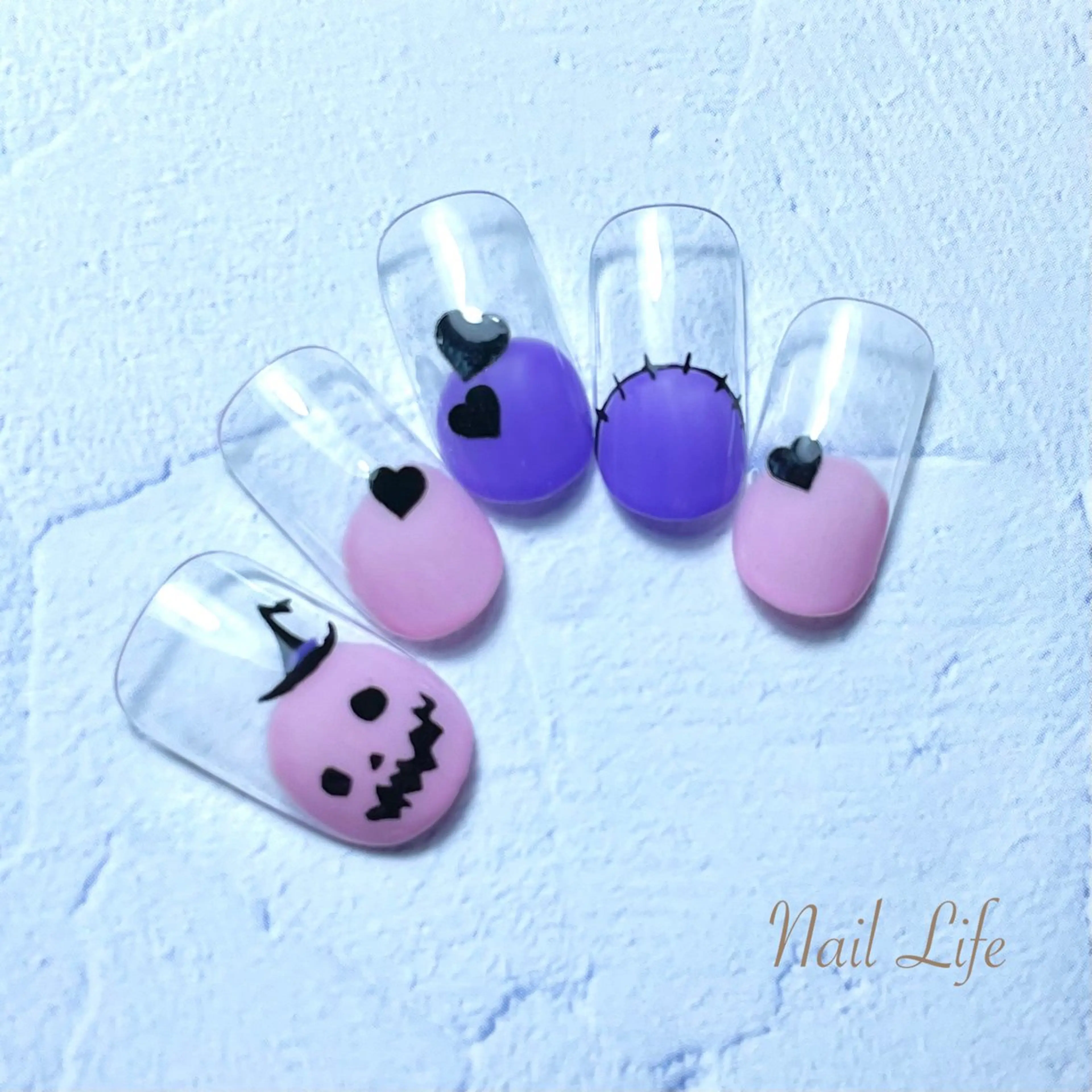 ネイル フレンチネイル ハロウィン 大嶋 めぐみのネイルデザイン