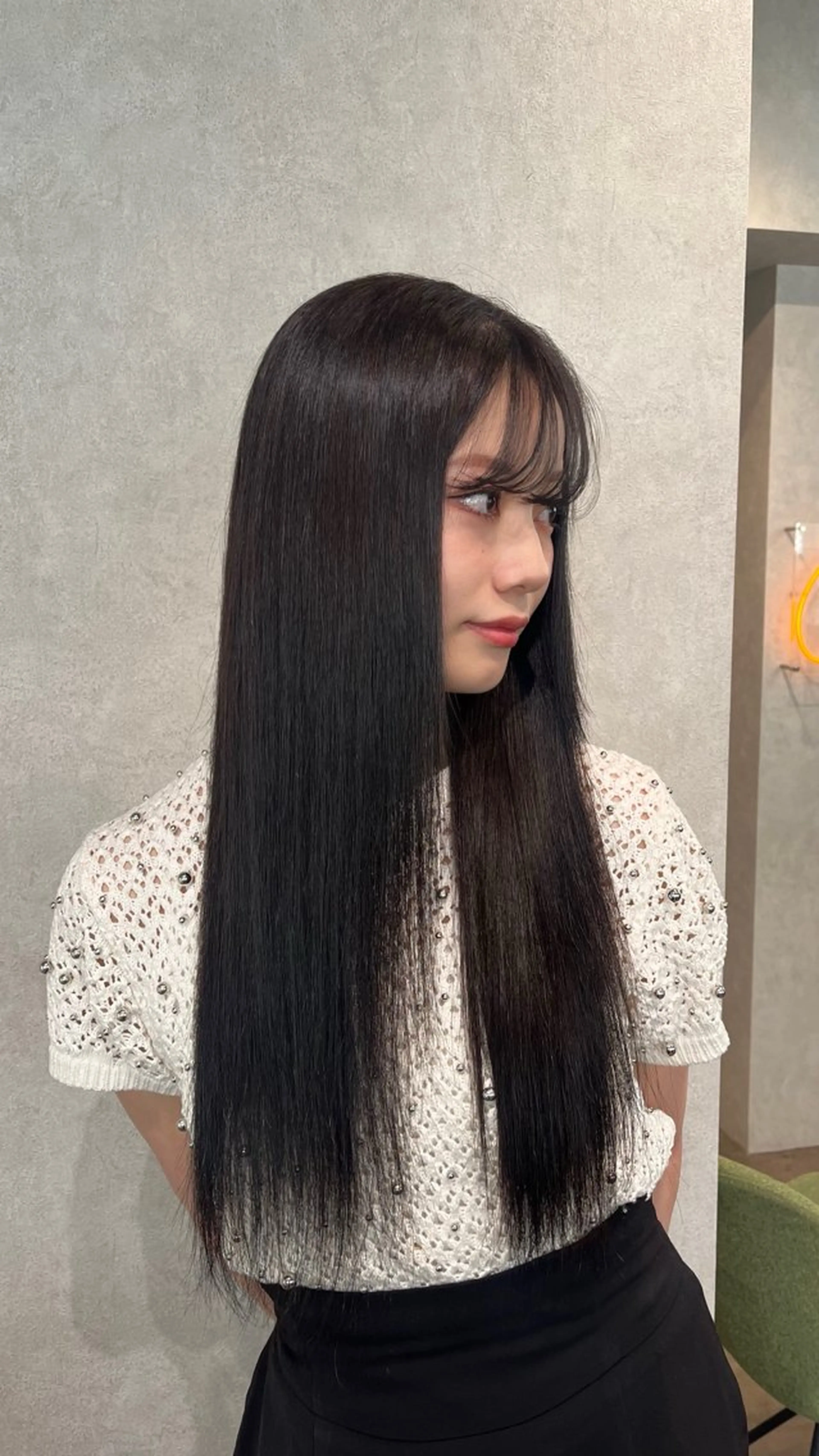 ロング カラー ブラウンカラー ヘアカラー トリートメント レイヤー/艶カラー/ KIHO🥥︎のヘアスタイル