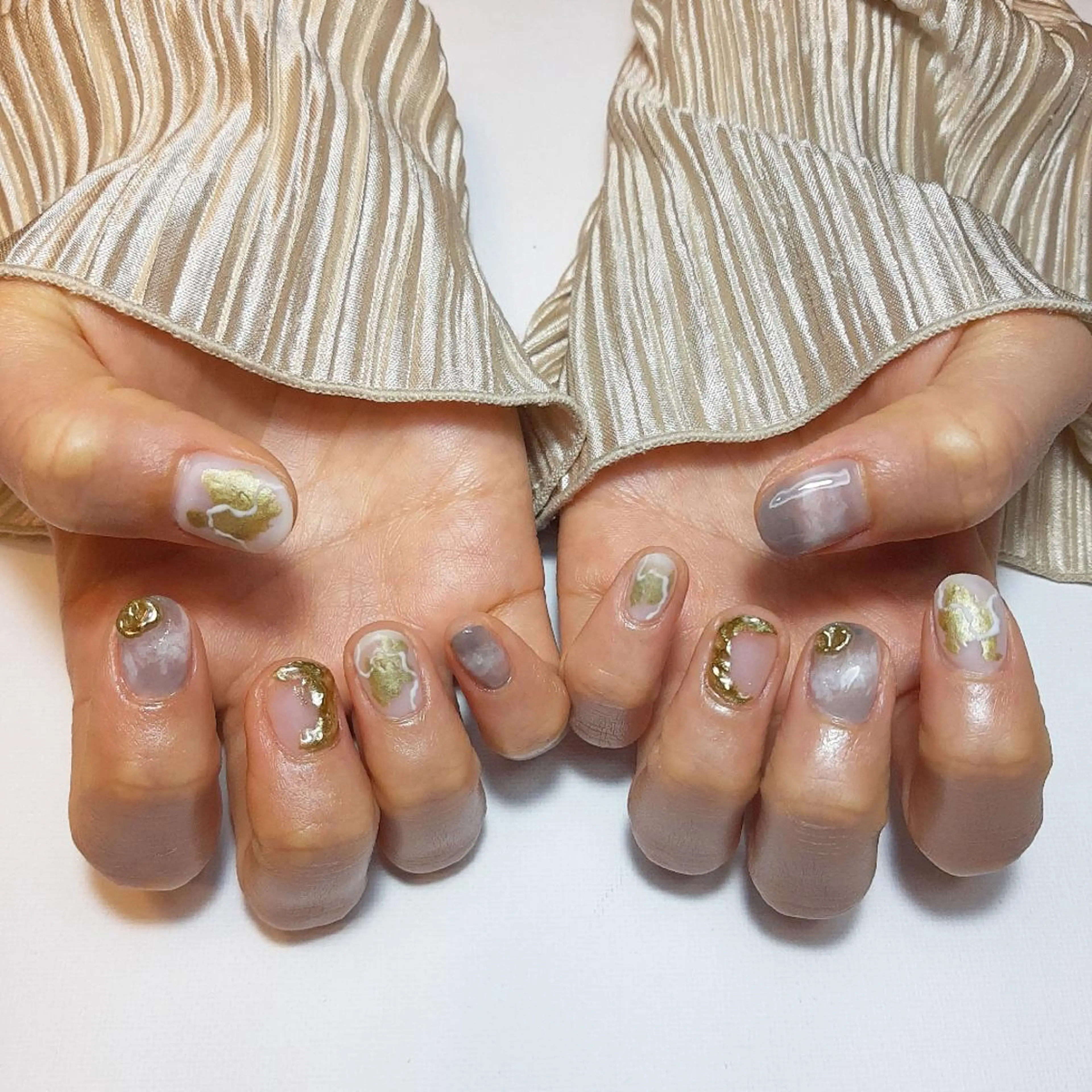 ネイル ニュアンスネイル ブライダルネイル owlnail /持込みデザイン専門のネイルデザイン