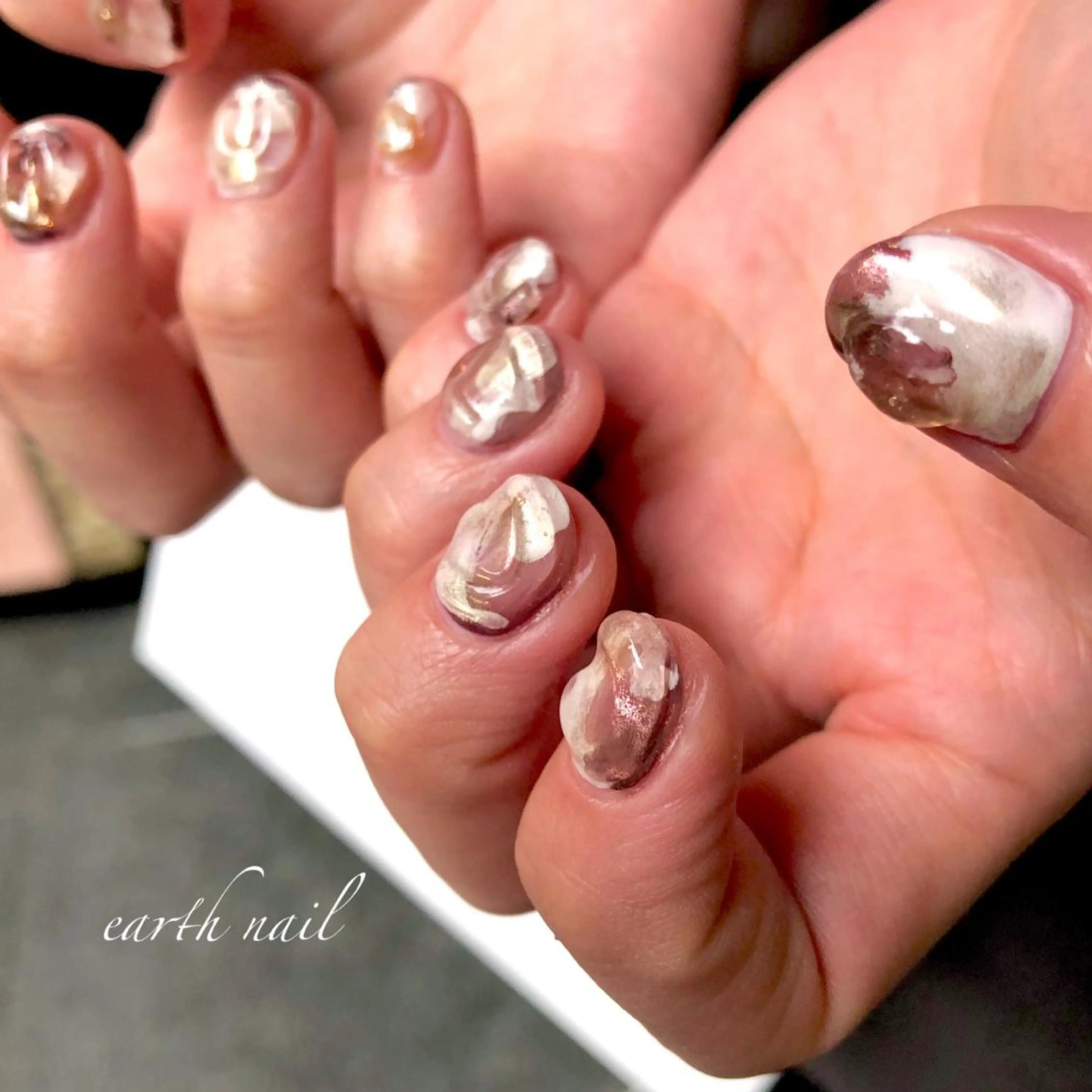 ネイル ハンドネイル 🧁🥕 asukaのネイルデザイン