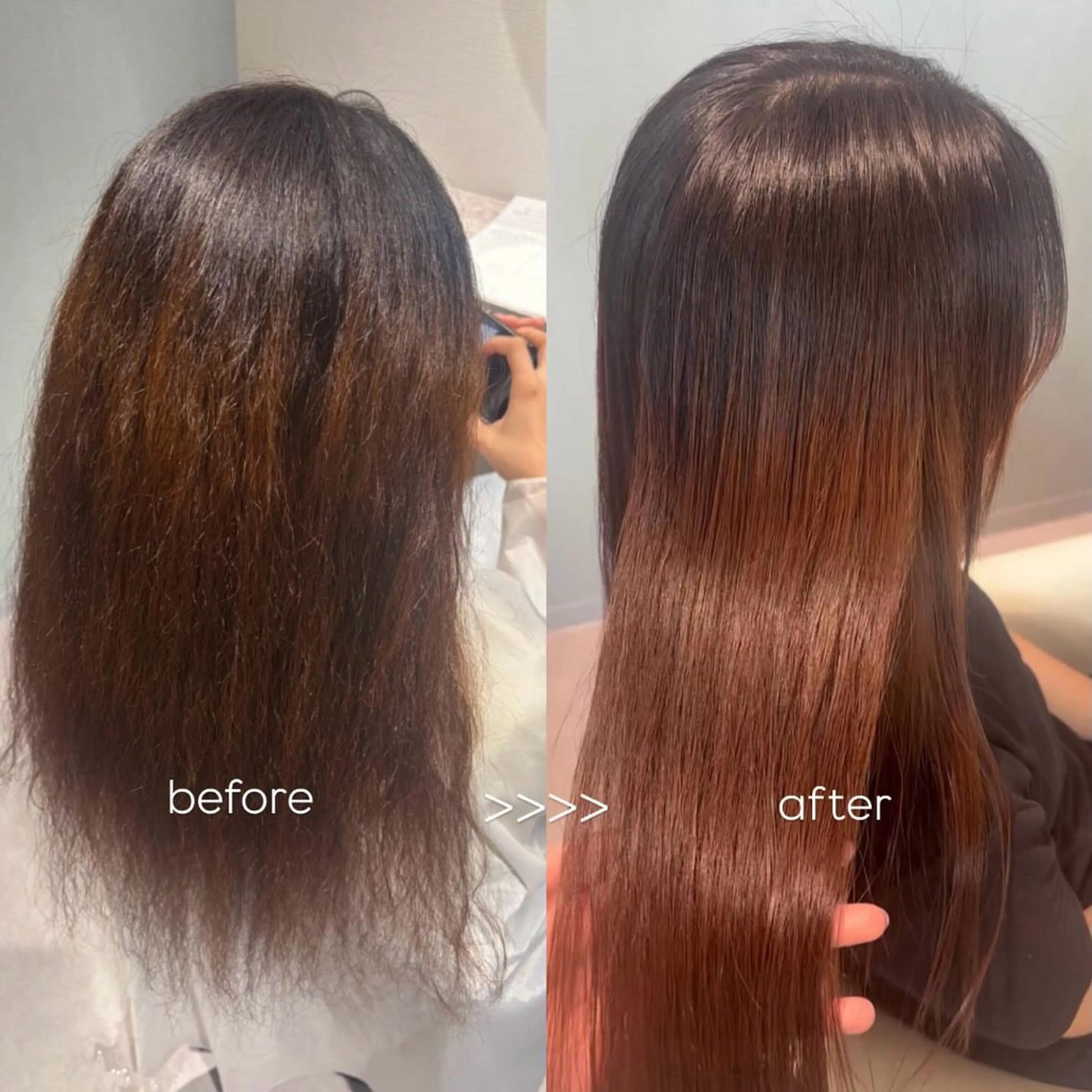 ロング 縮毛矯正 縮毛矯正 misuzu/名古屋 /酸性ストレート🎀のヘアスタイル