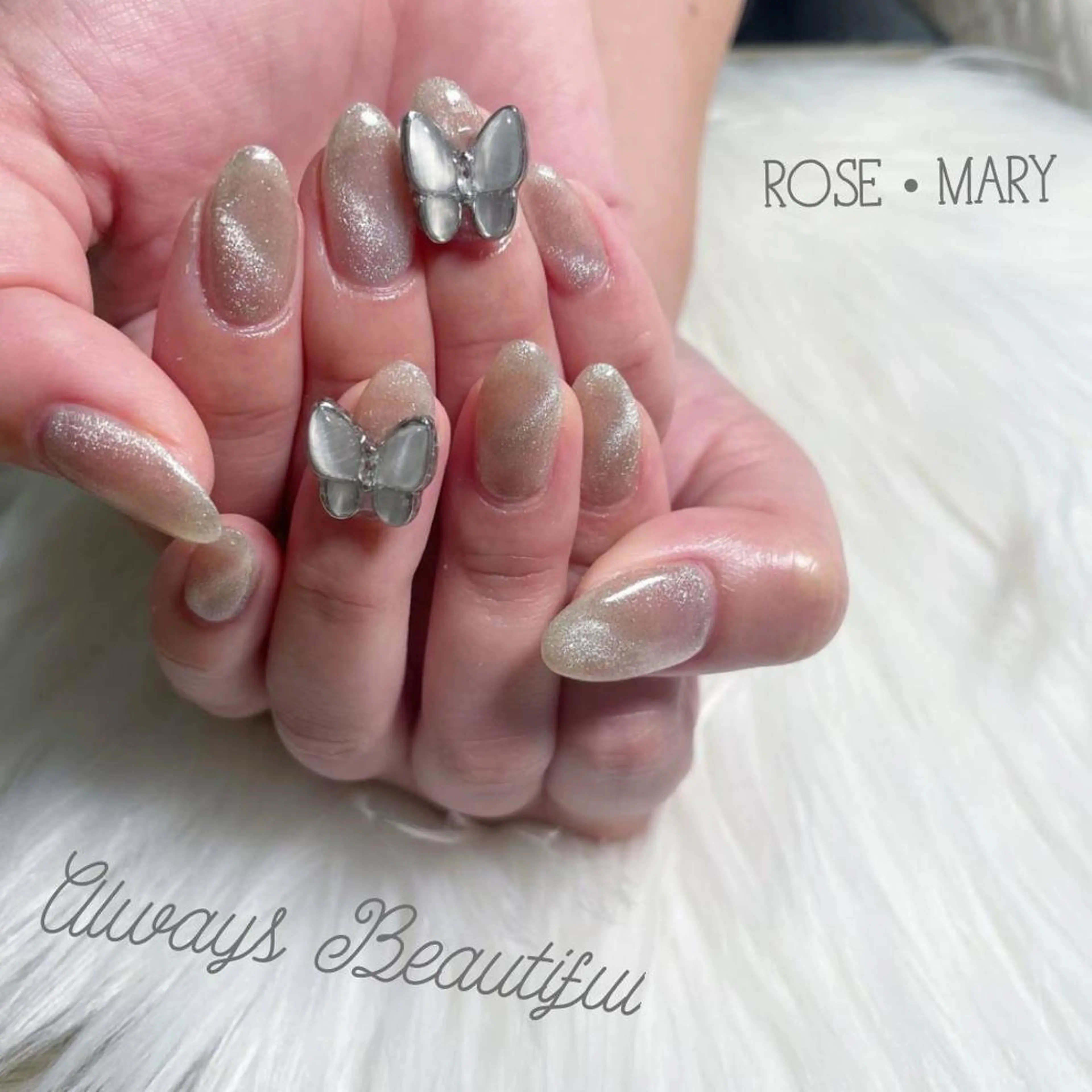 ネイル ハンドネイル ROSE・ MARY 鈴木のネイルデザイン