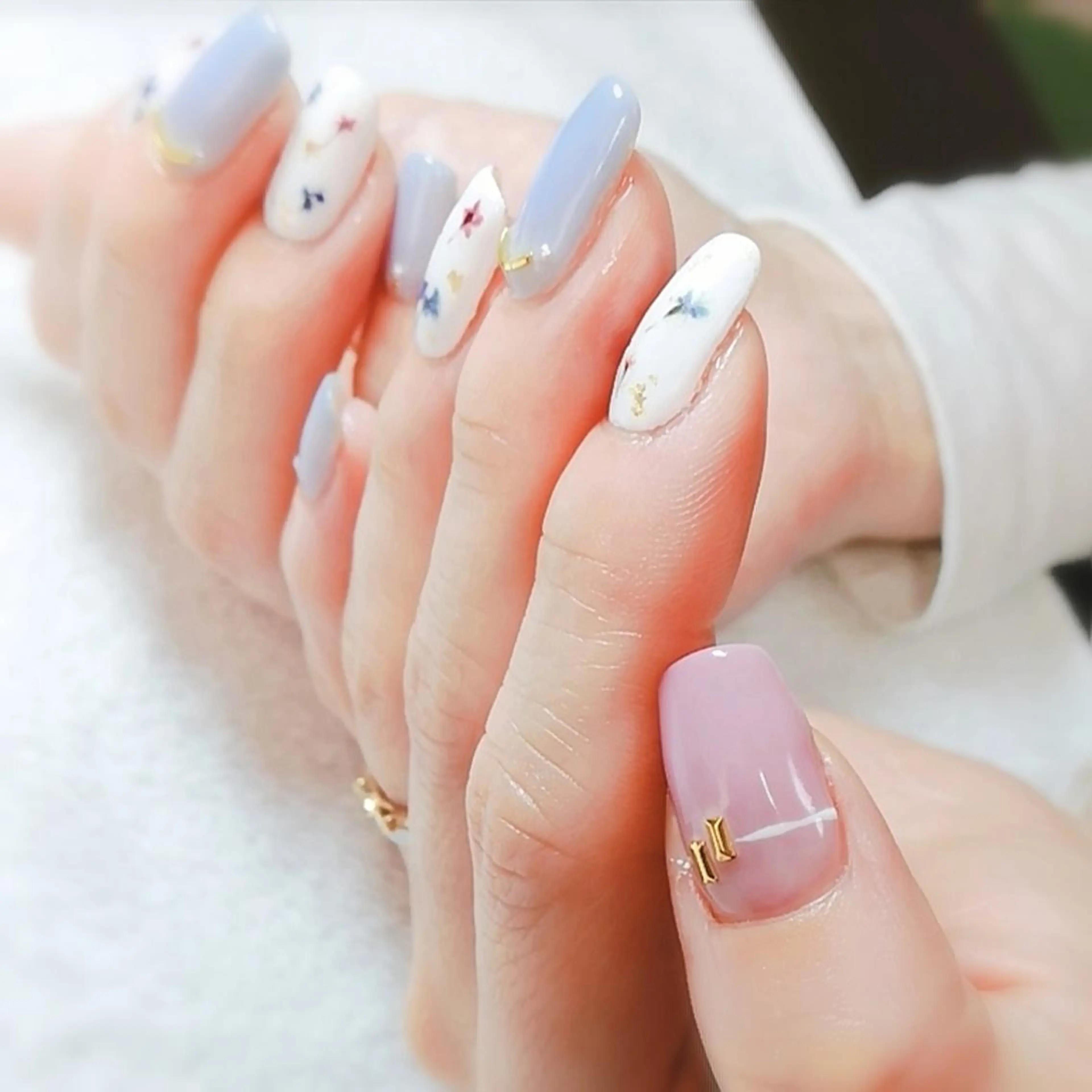 ネイル アートネイル ワンカラーネイル ハンドネイル 柴崎 美幸のネイルデザイン