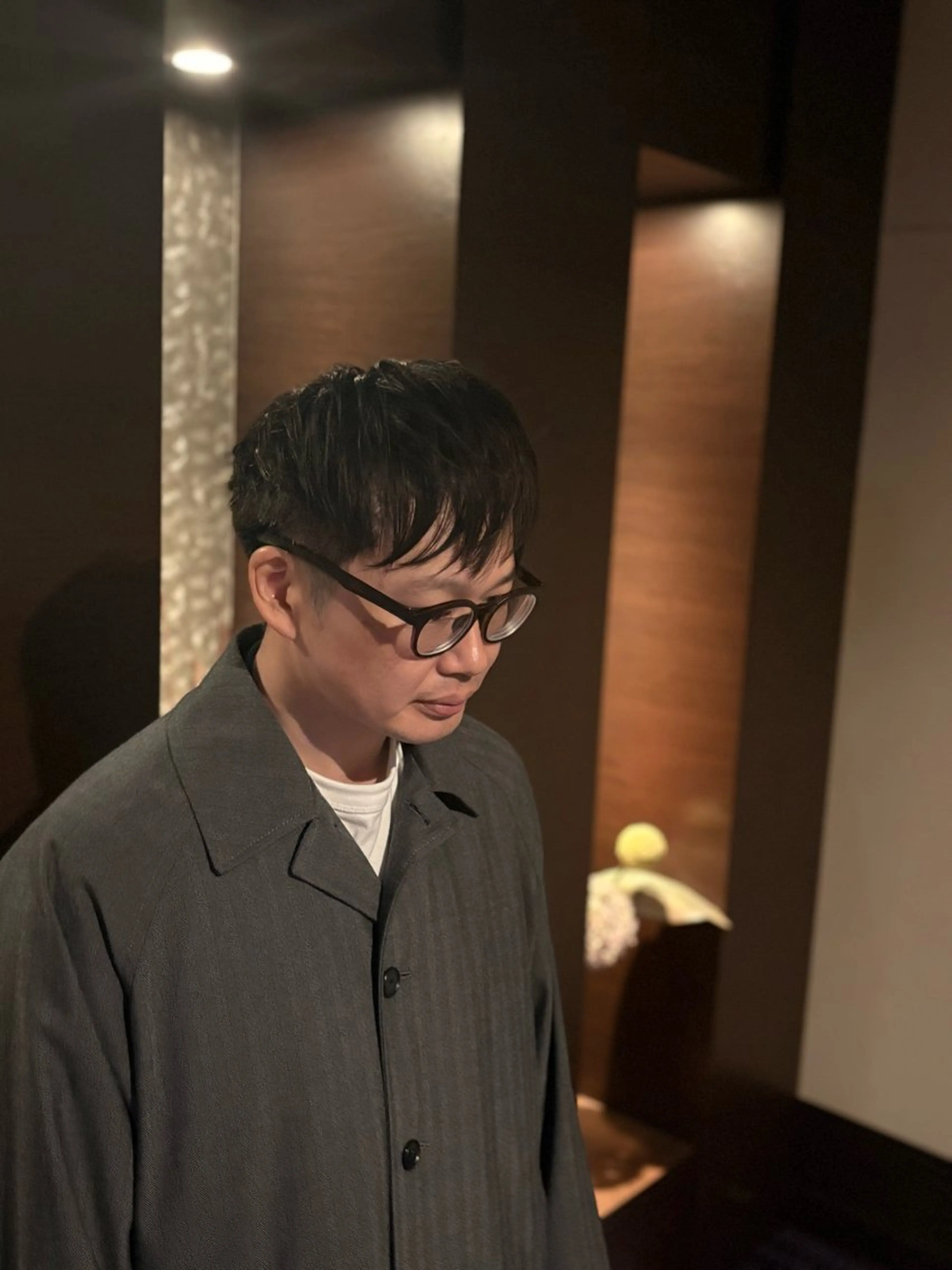 ミディアム 藤原 航のヘアスタイル