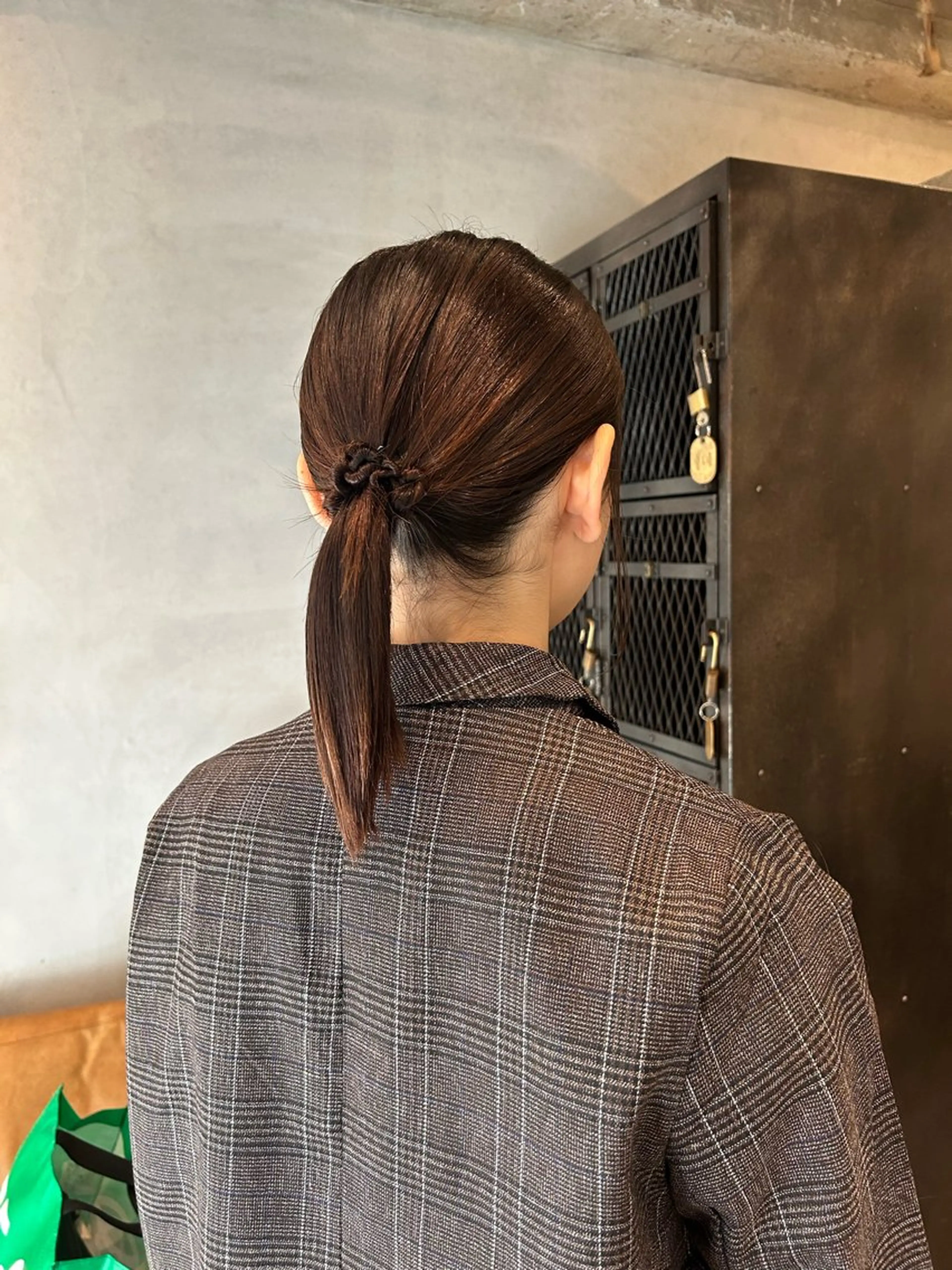 シンプルヘアセットの写真