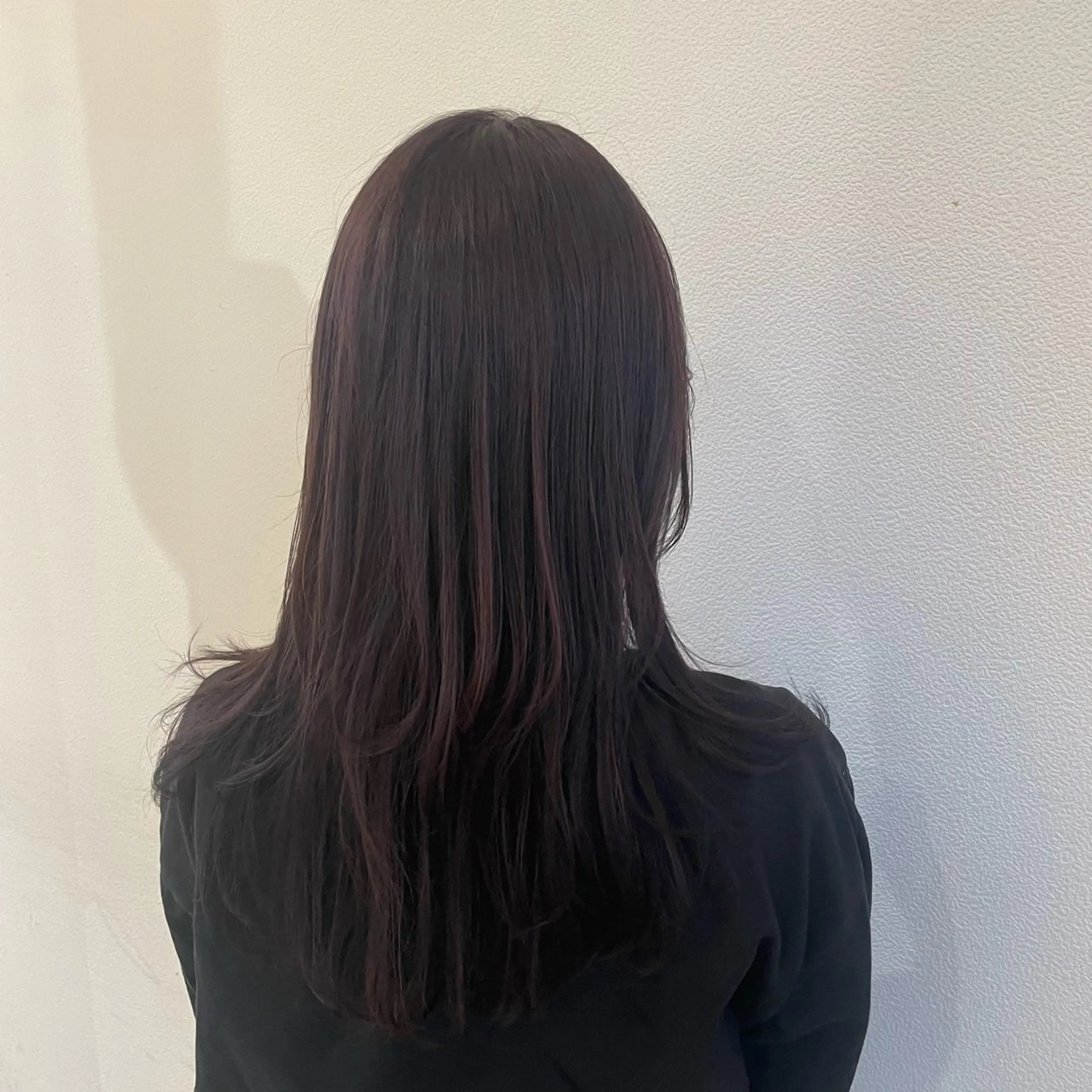 セミロング ヘアカラー トリートメント 松下 紗季のヘアスタイル