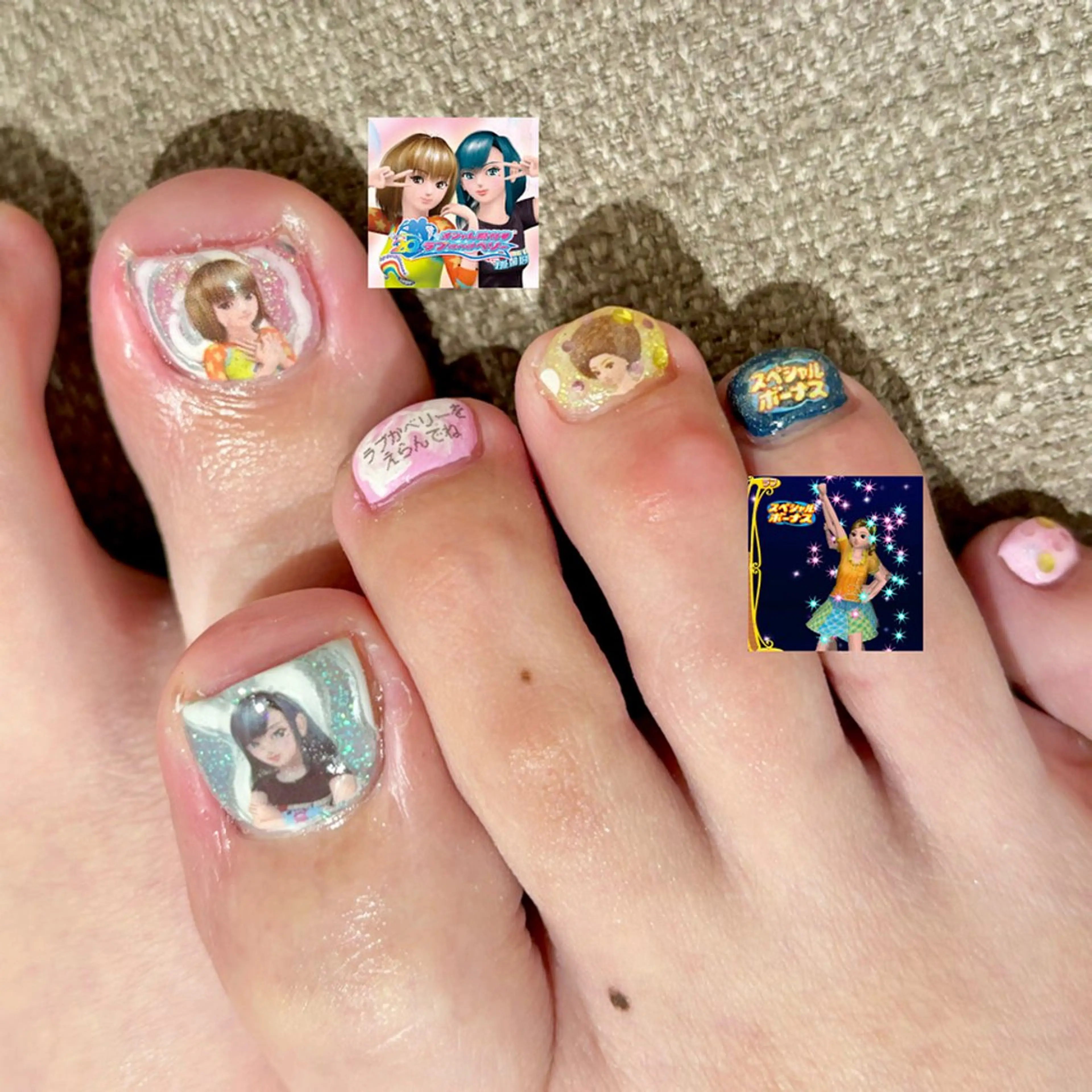 ネイル フットネイル 持ち込み フットネイル Kureha/ネイル トレンドヘアのマツエク・マツパデザイン