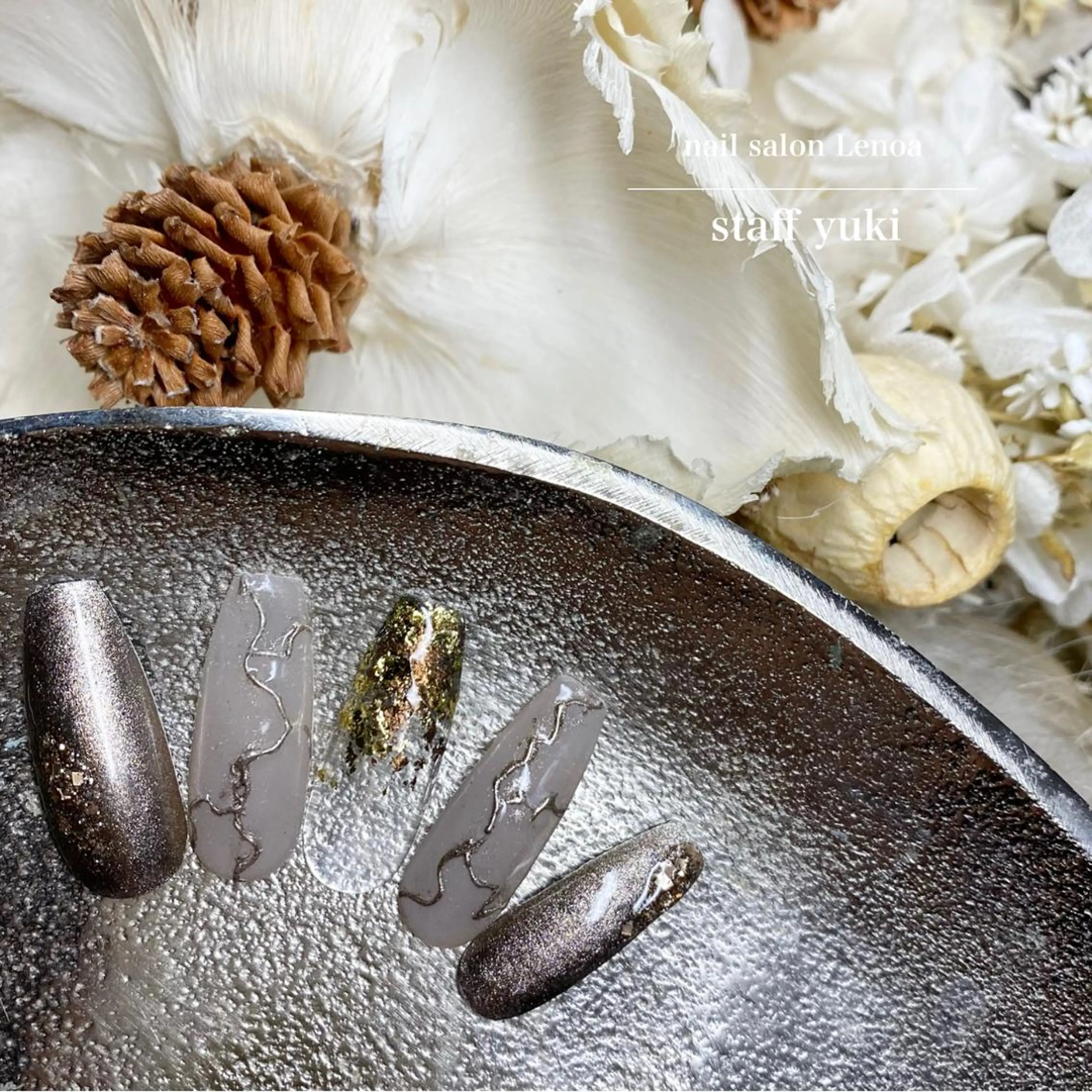 ネイル ハンドネイル Lenoa Yukiのネイルデザイン