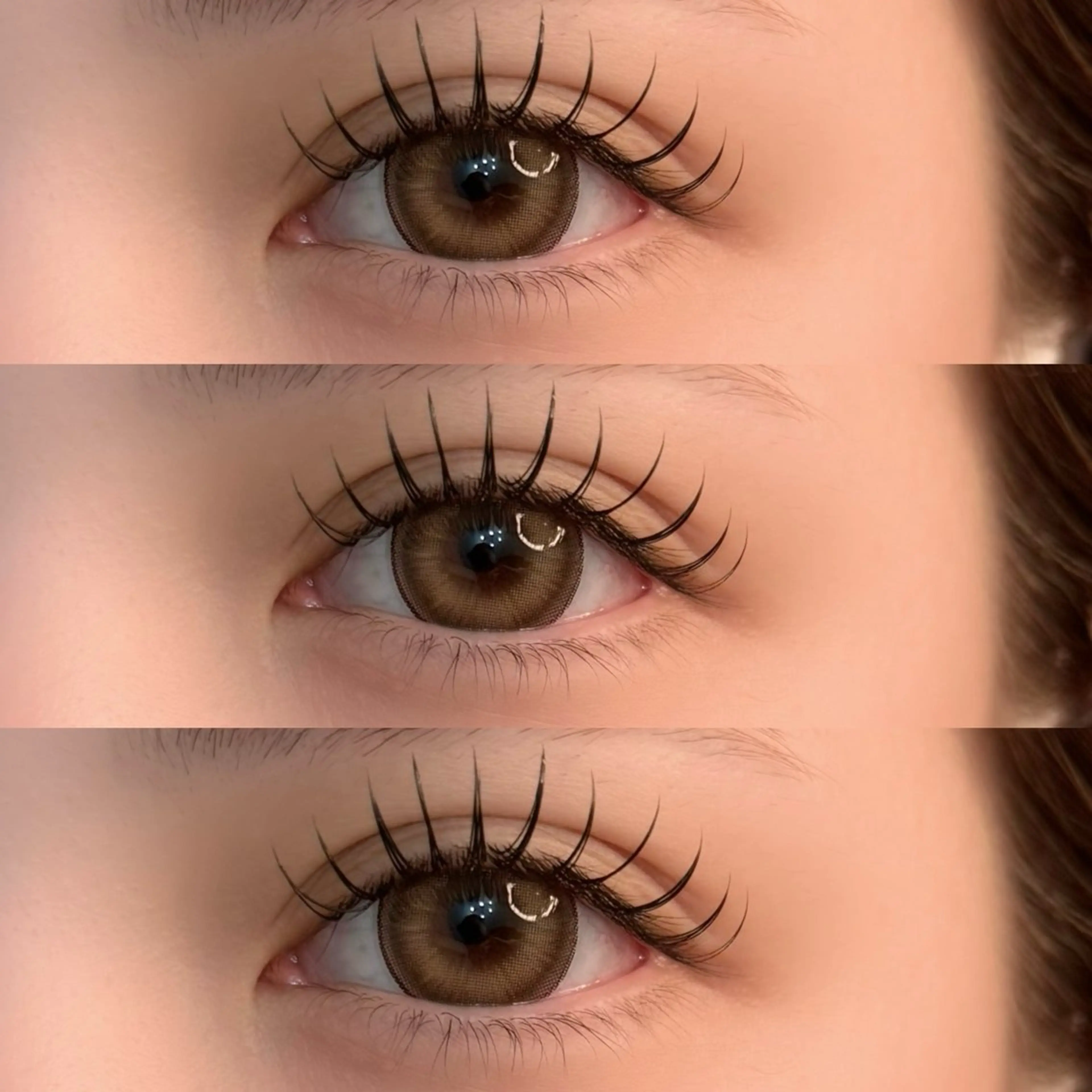 マツエク・マツパ マツエク 【那覇/束感まつ毛 /LED】ｷｬﾒﾙのマツエク・マツパデザイン