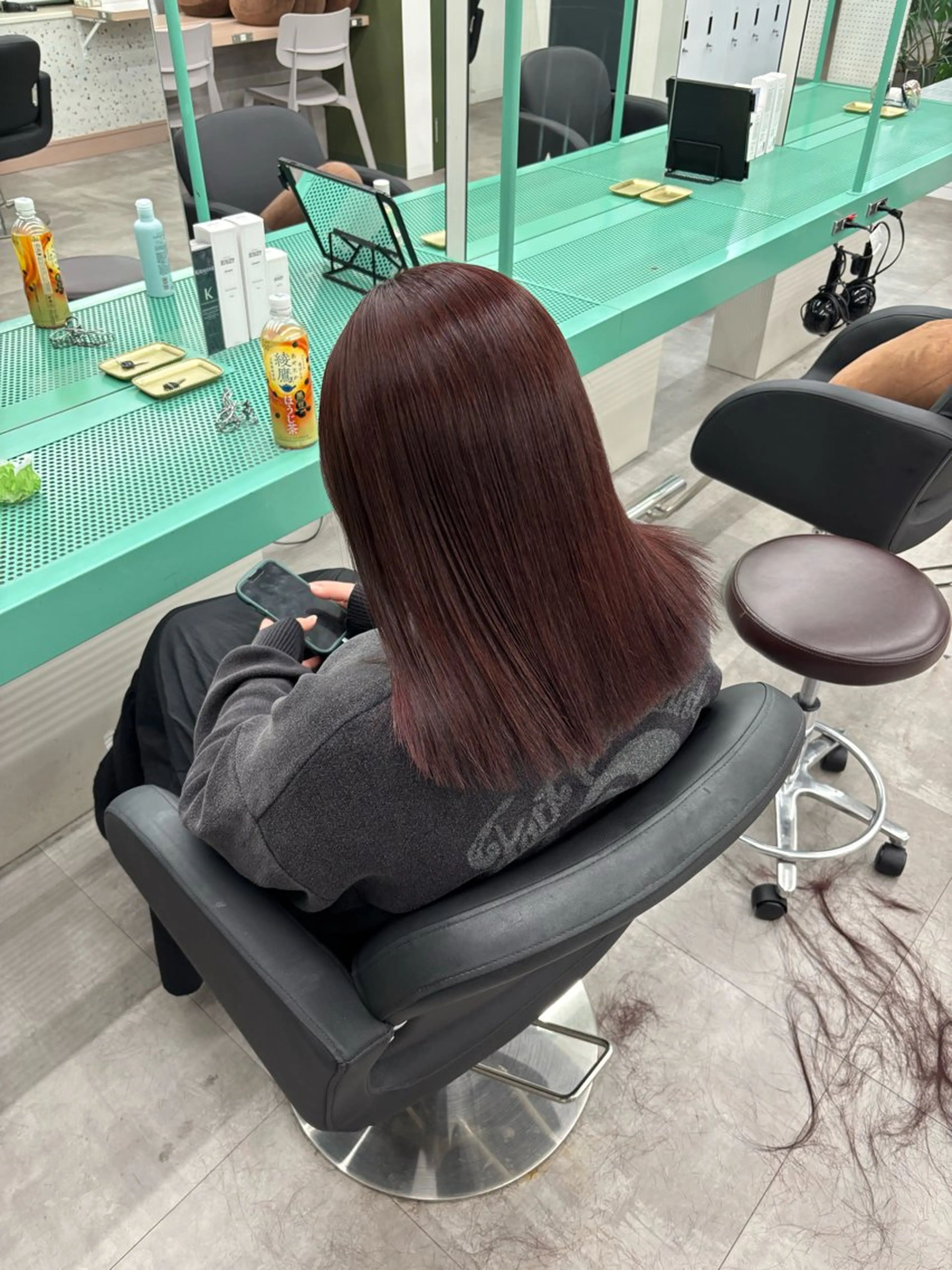 【ブリーチなしダブルカラー✨️】ダブルイルミナカラー＋艶トリートメント🪄︎︎の写真