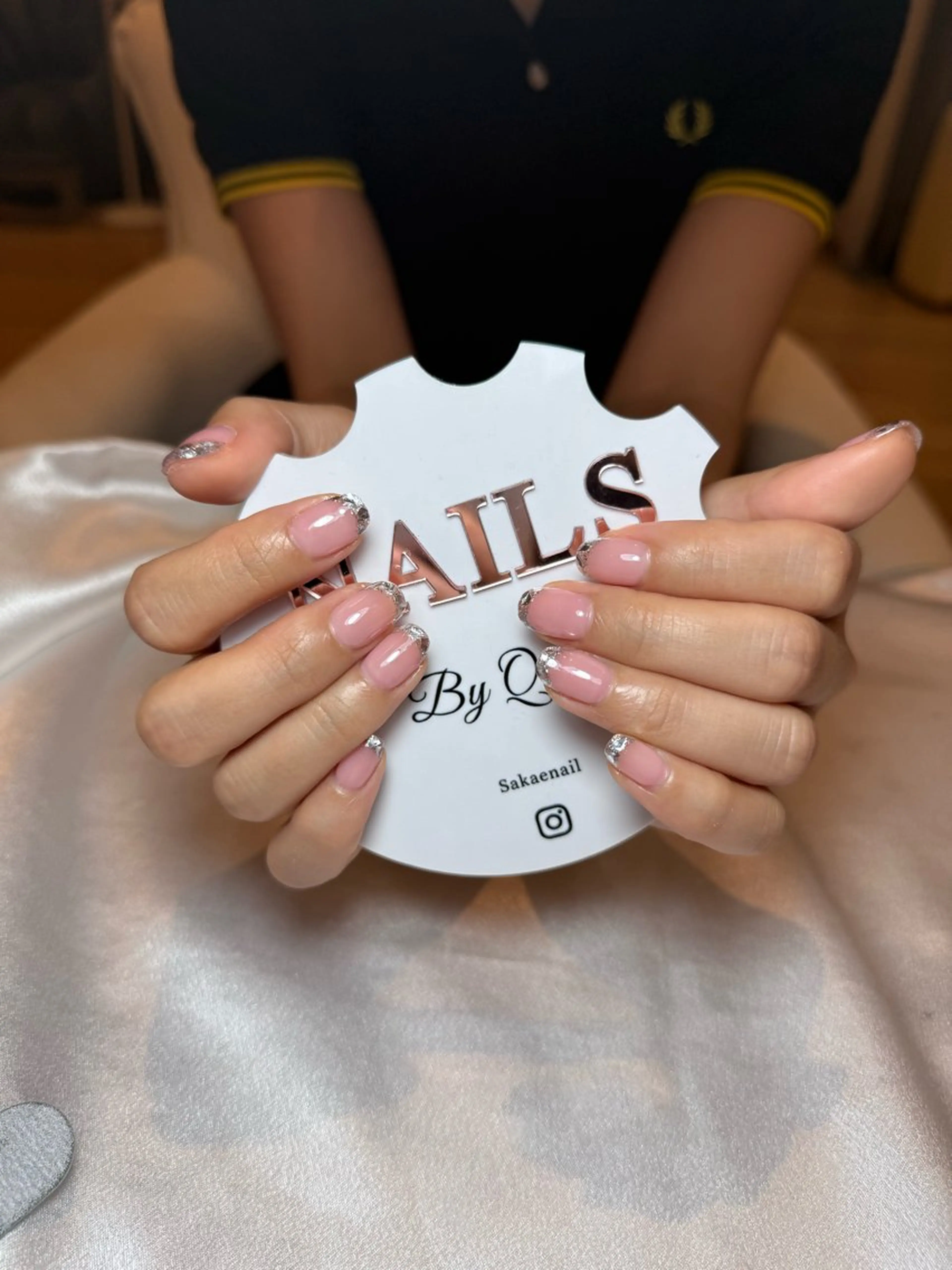 【自爪】ガラスフレンチ¥5500の写真