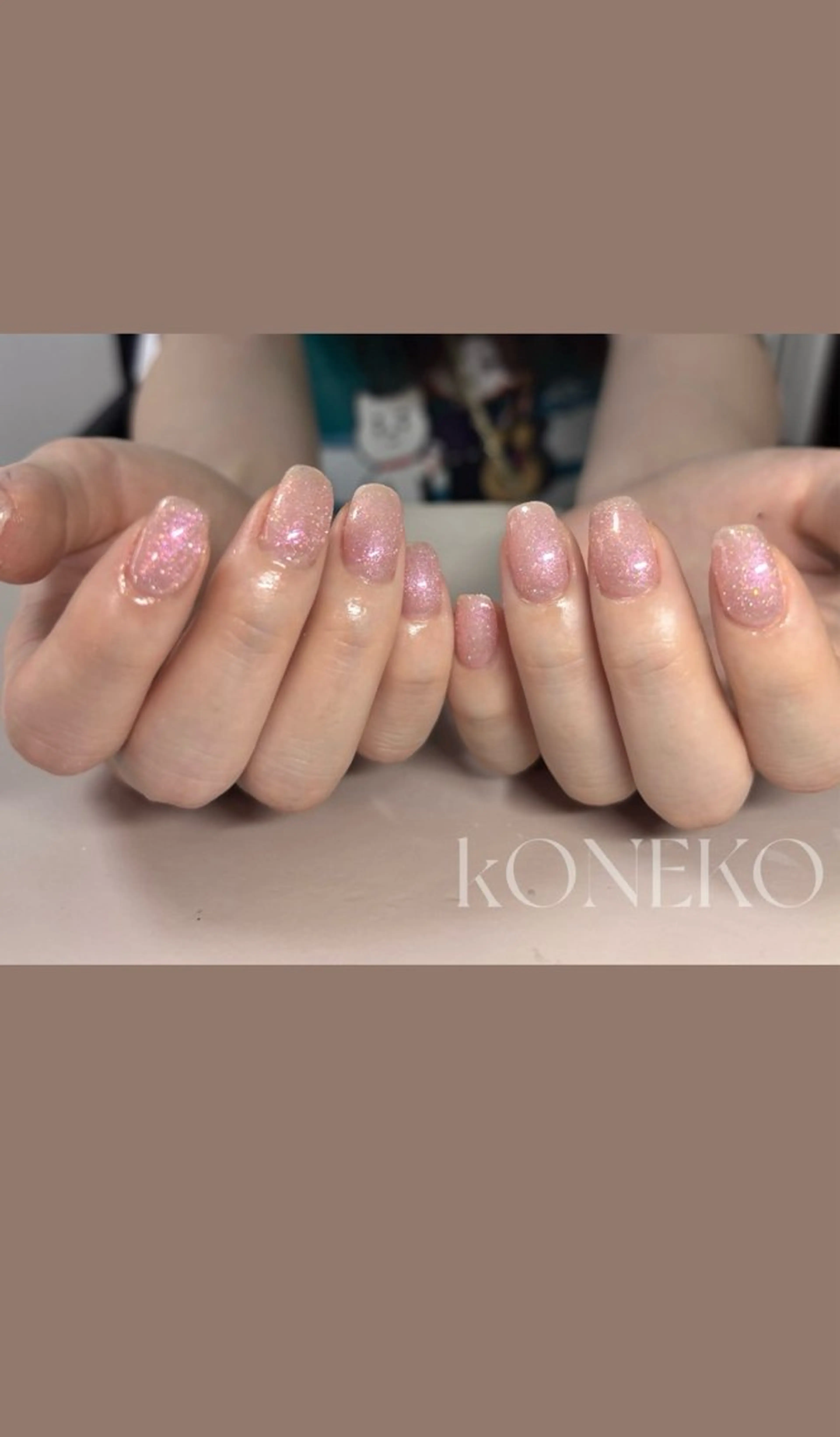 ネイル コネコネイルサロン モデル用のネイルデザイン