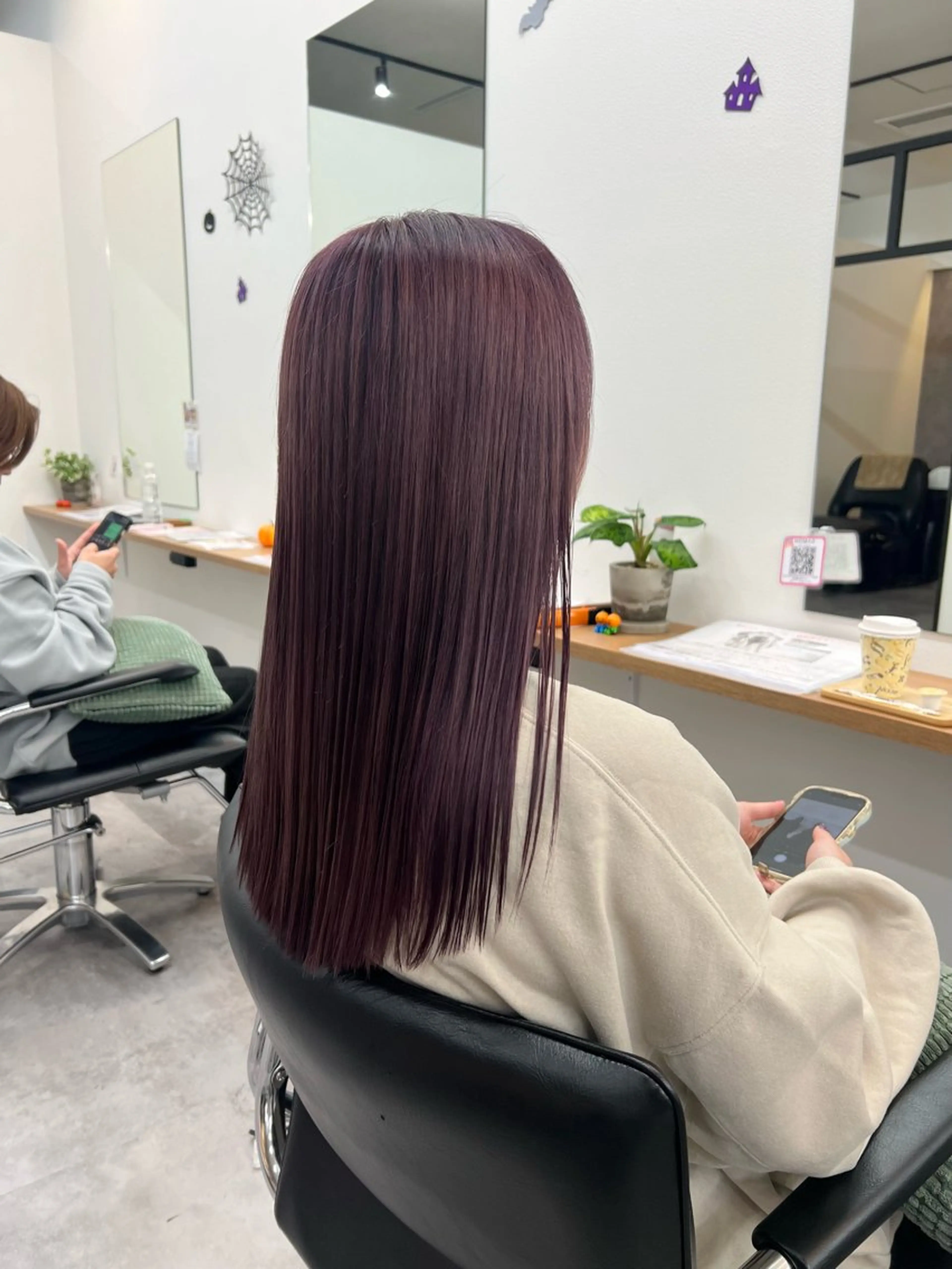 ロング カラー ブリーチ ラベンダーカラー ロング カット ヘアカラー トリートメント ✨NOMAD印西✨ 黒川勇輝のヘアスタイル