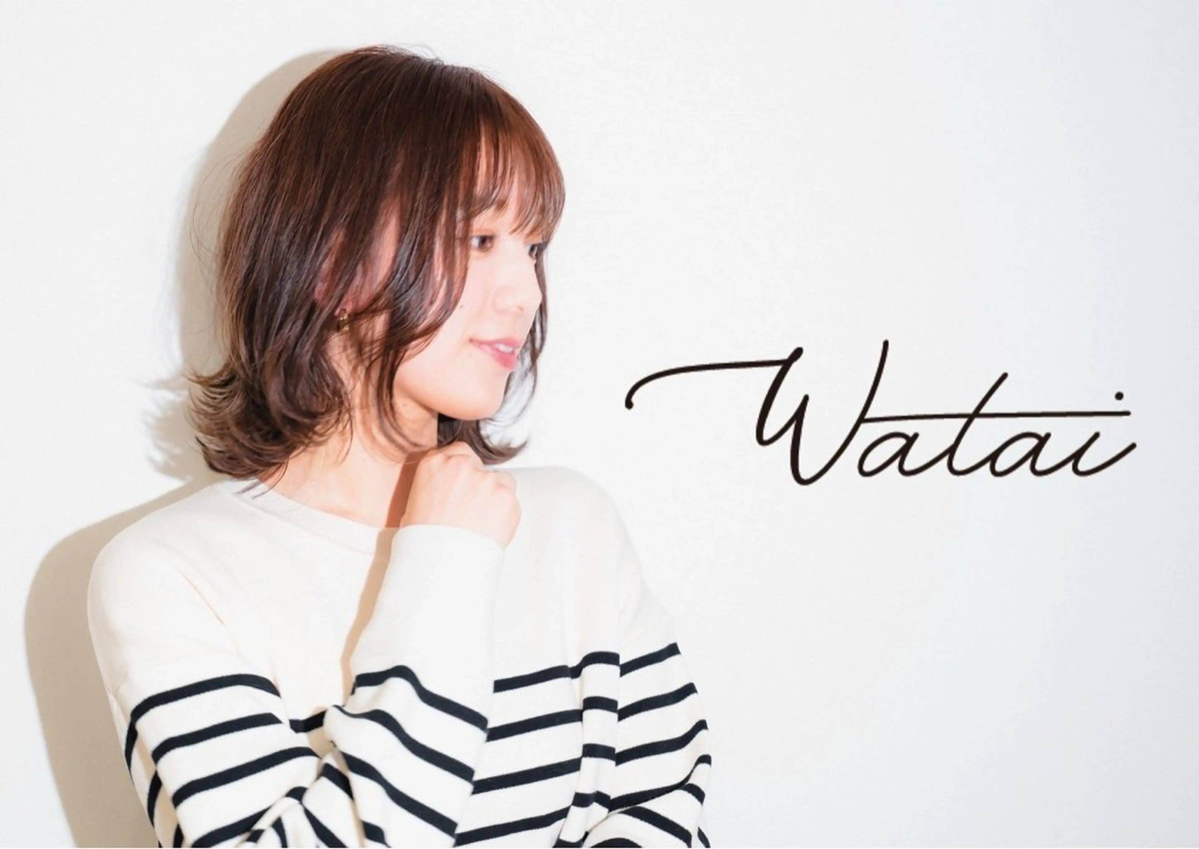 ミディアム カット Watai 艶髪 當間 大知のヘアスタイル