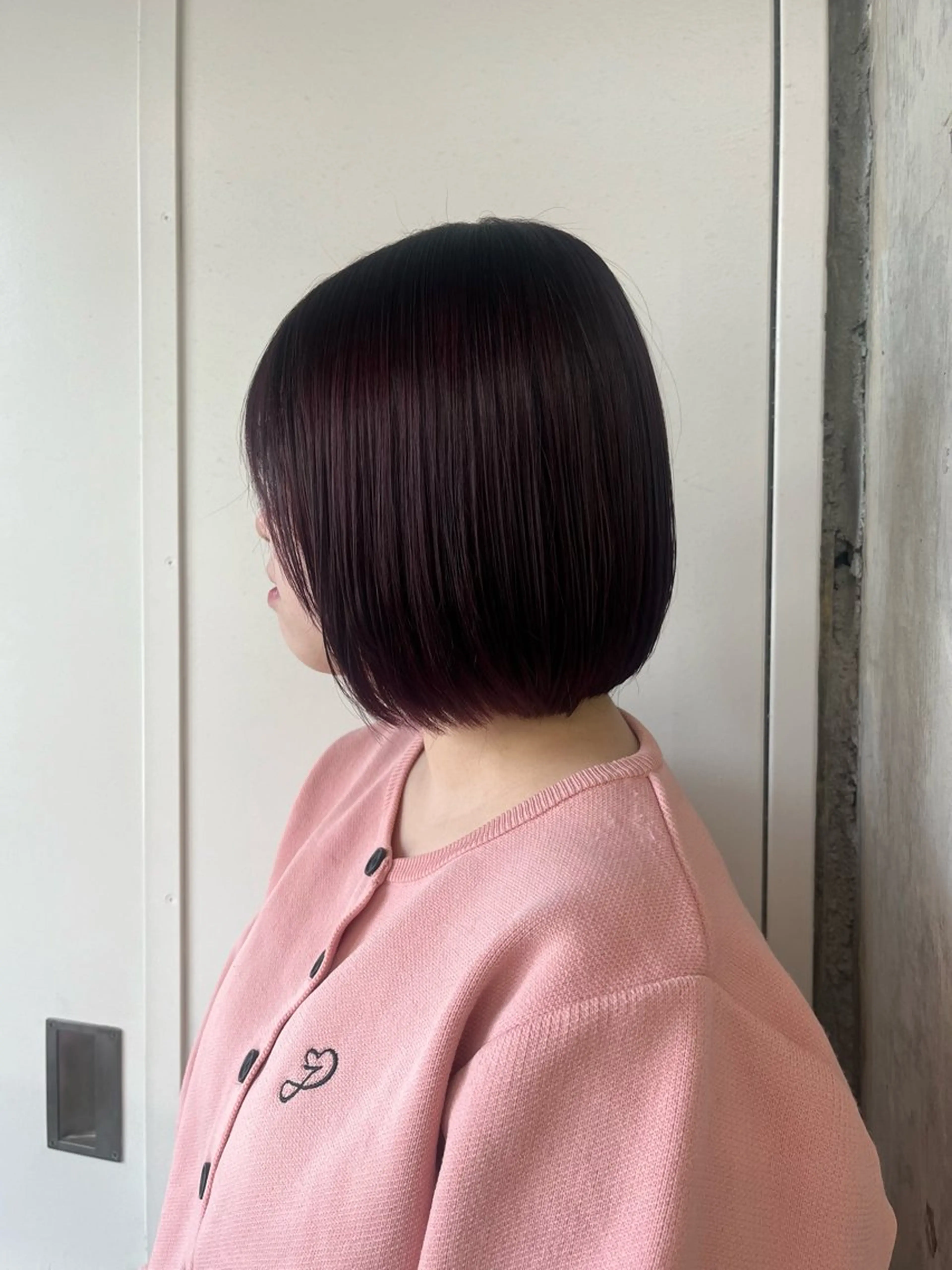 ミディアム ヘアカラー 小長谷 夕菜のヘアスタイル