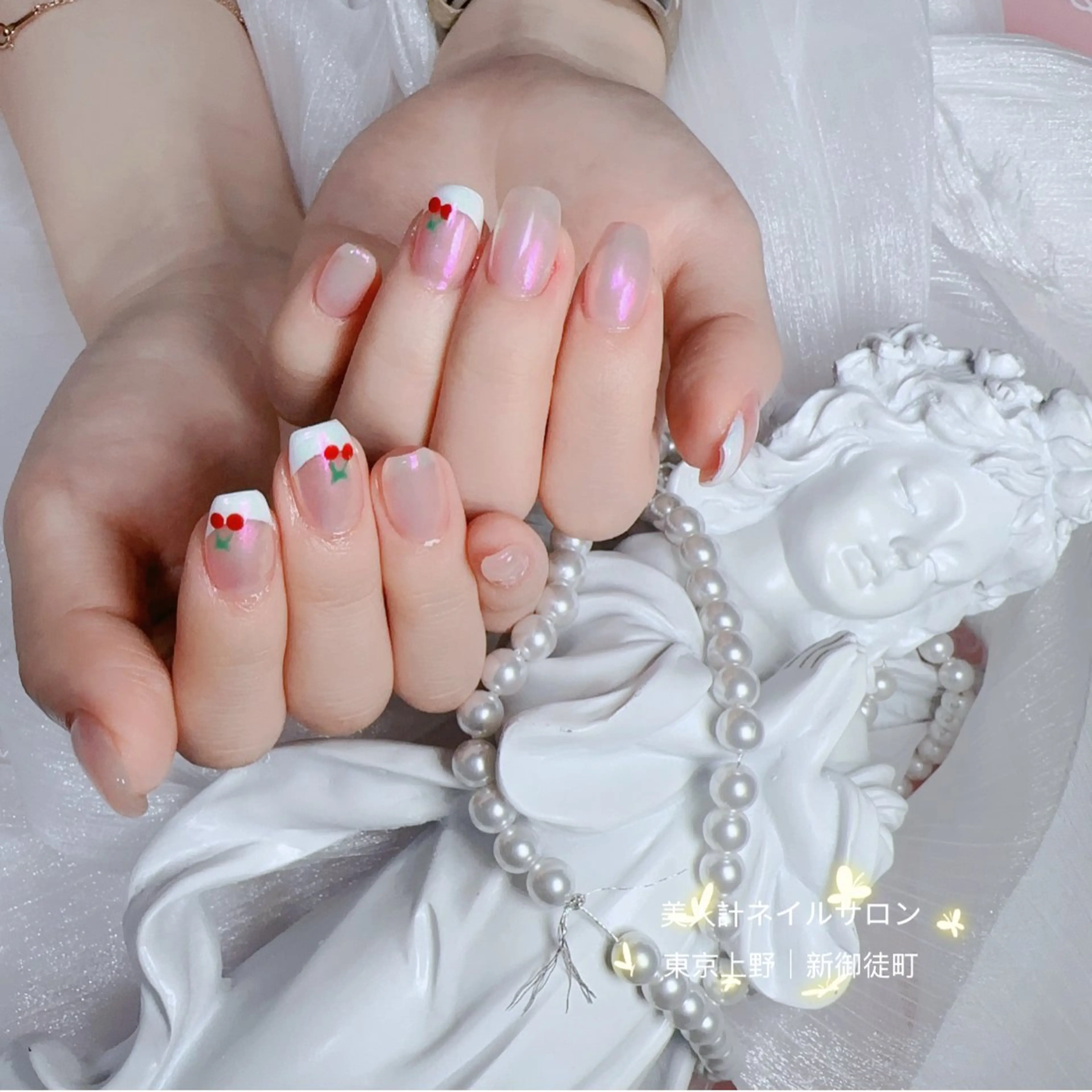 ネイル オーロラネイル 中山 美月のネイルデザイン