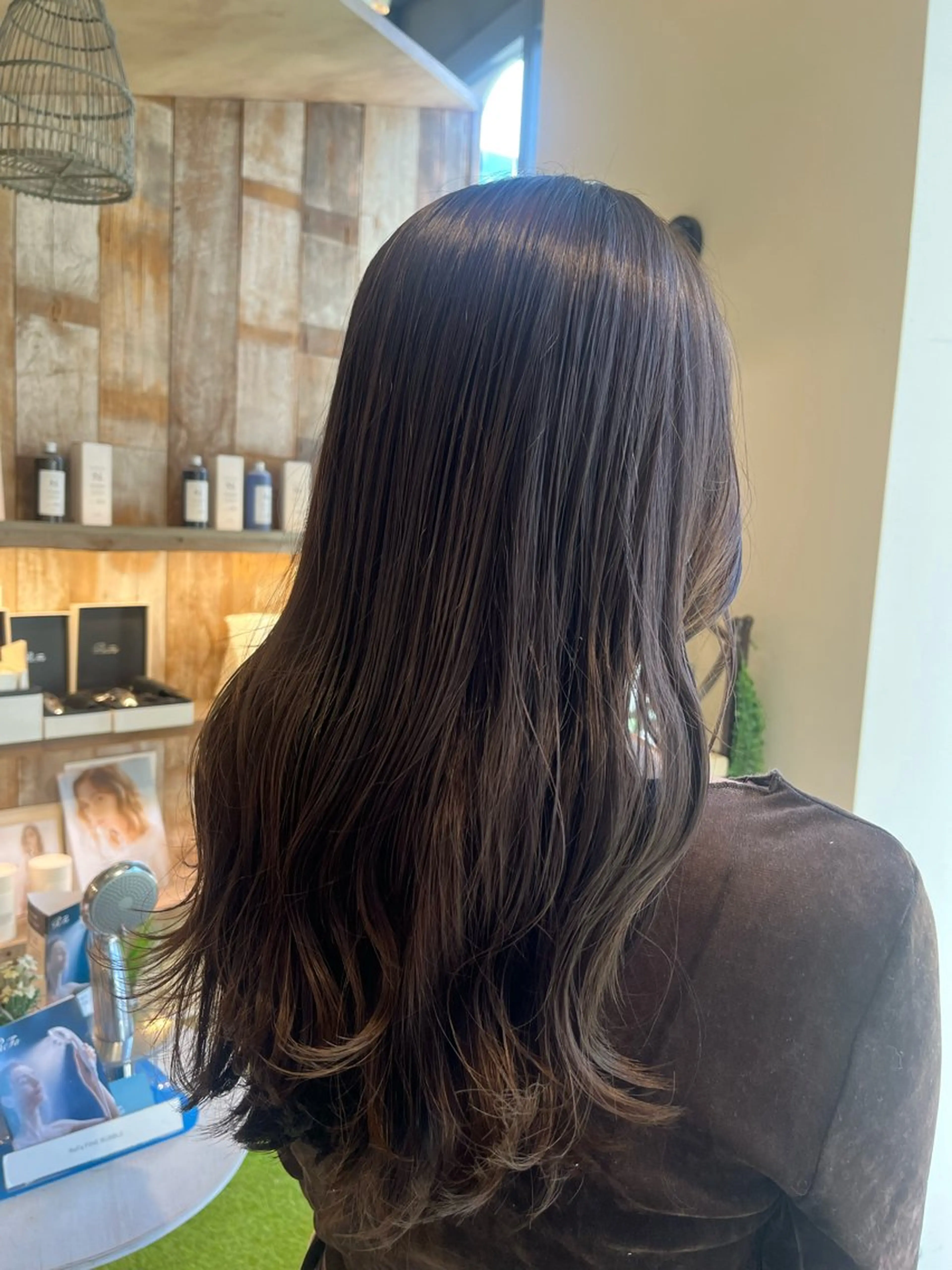 ロング カラー カット ヘアカラー トリートメント ヘッドスパ 🧡艶髪・ゆるふわ style💛ミユのヘアスタイル