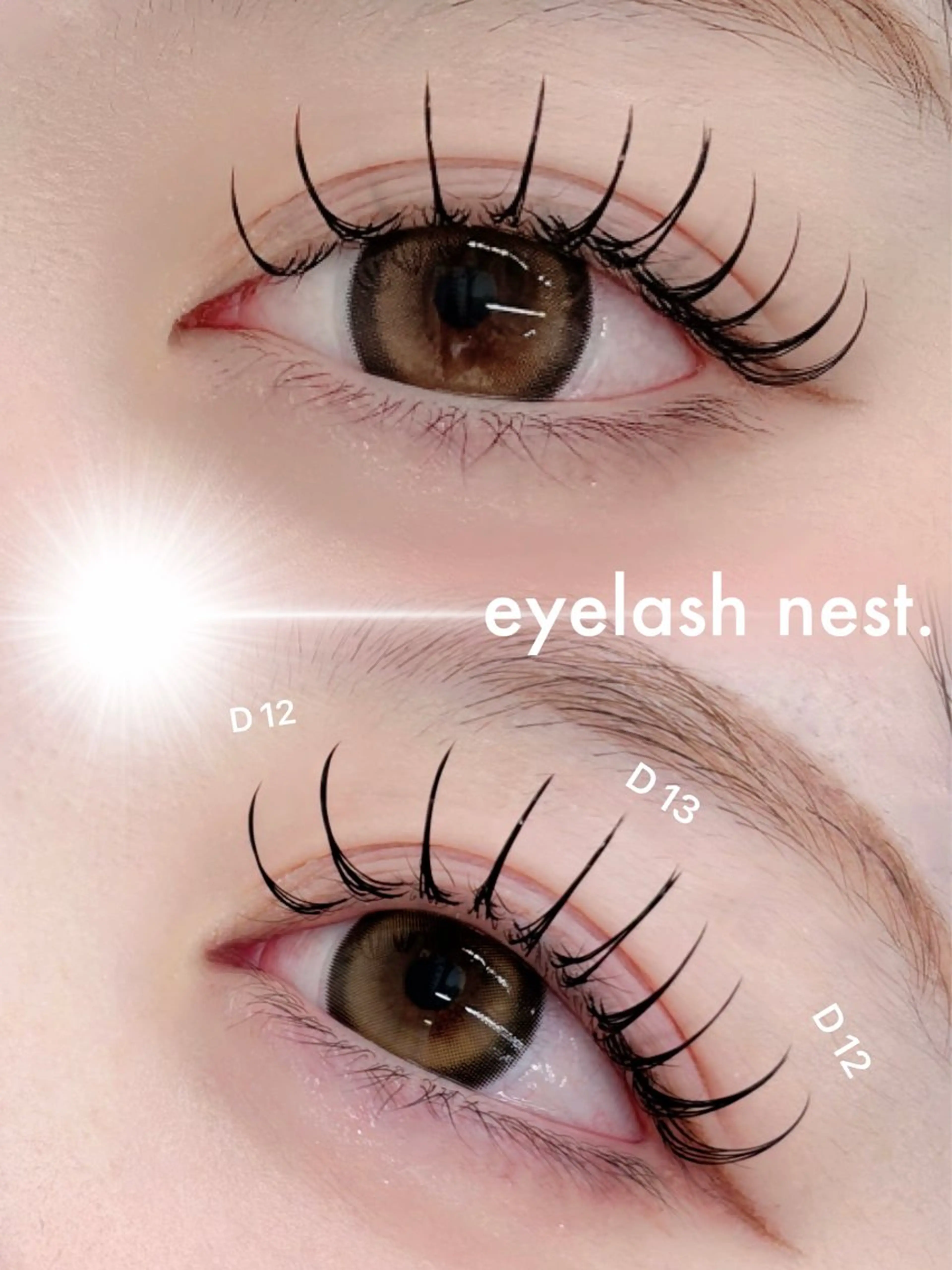 マツエク・マツパ フラットラッシュ マツエク 🤍nest. エリ🤍のマツエク・マツパデザイン