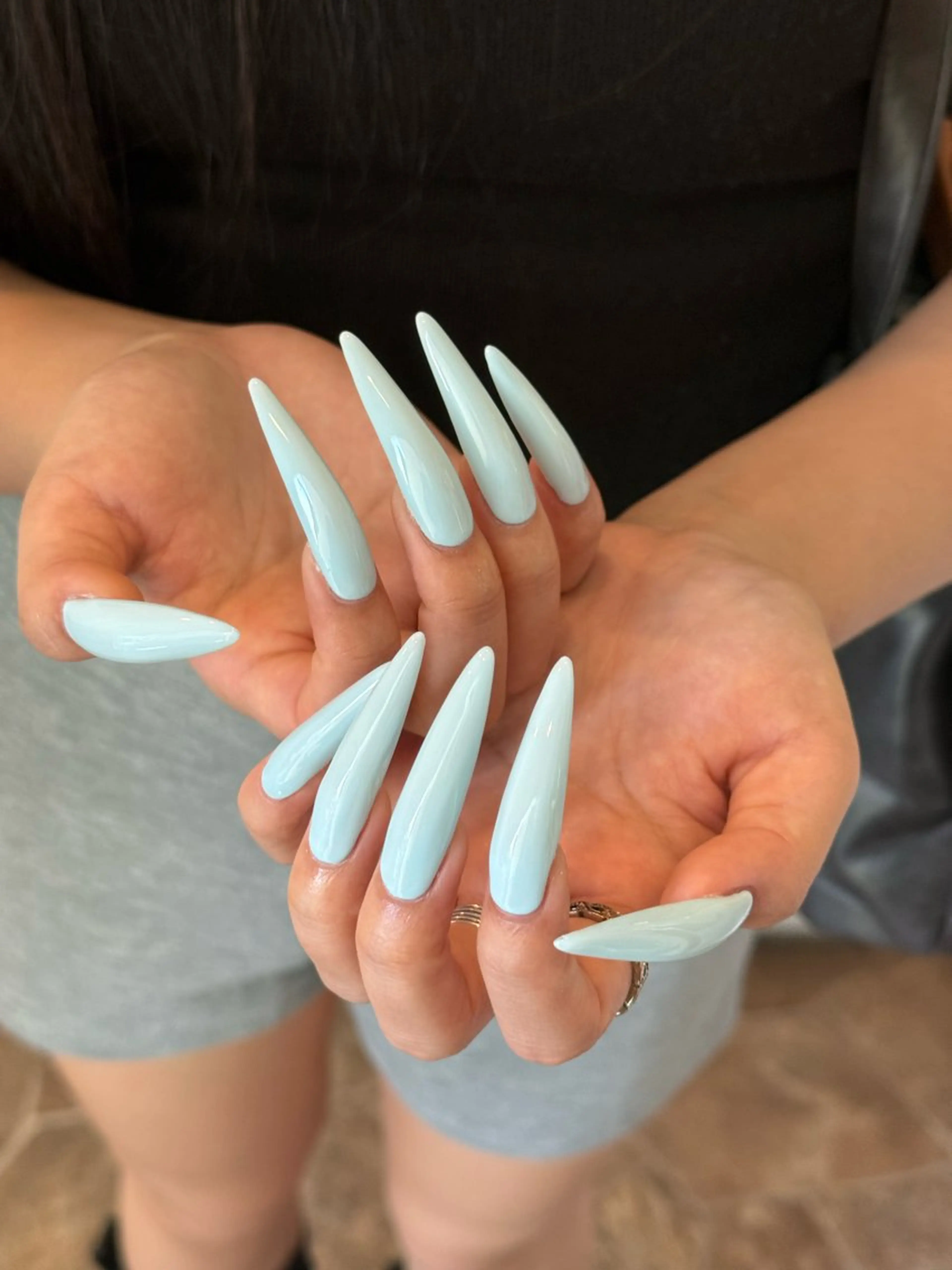 オフありの方💜ロングチップスカルプ💜ワンカラーの写真