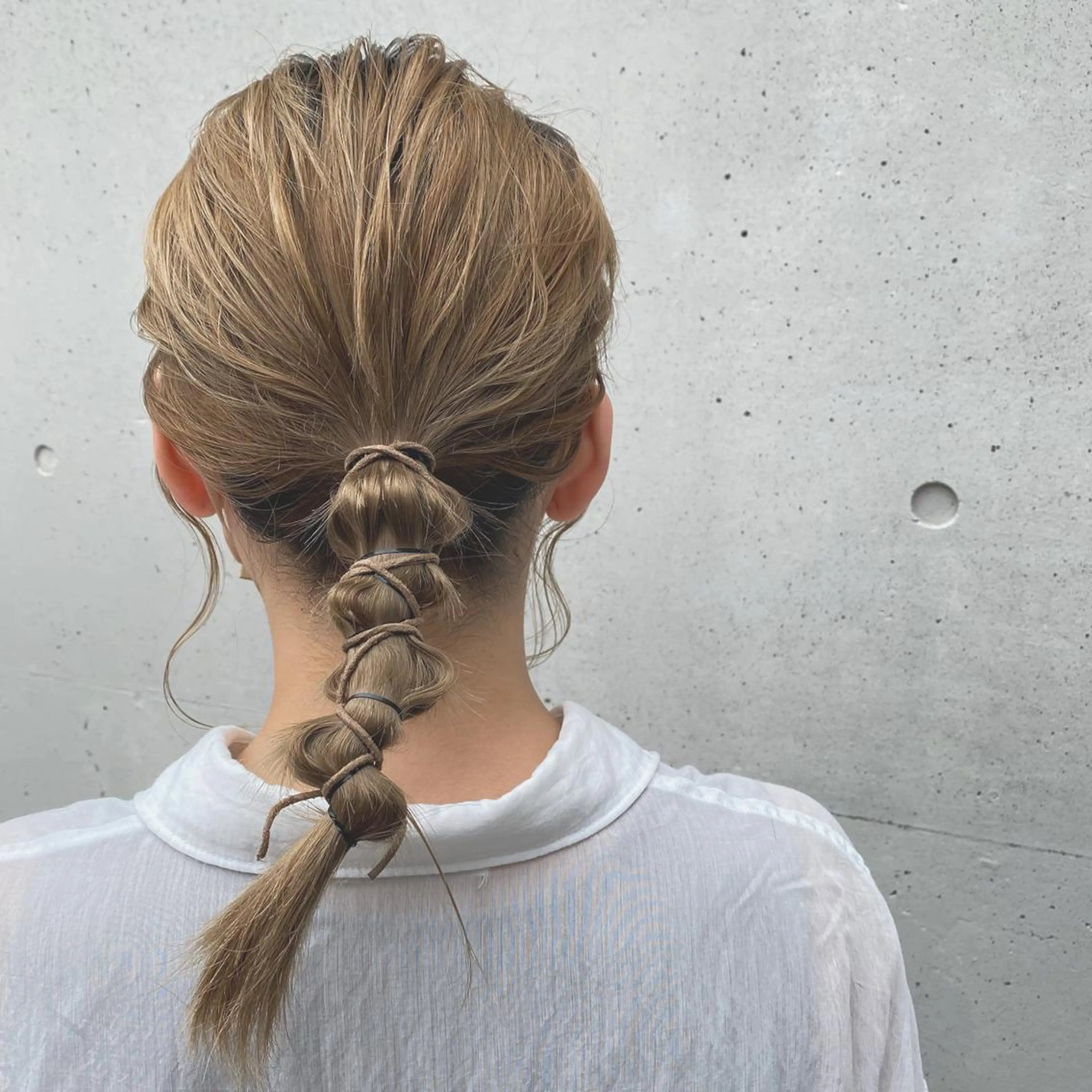 セミロング putri店長 和田鈴采のヘアスタイル