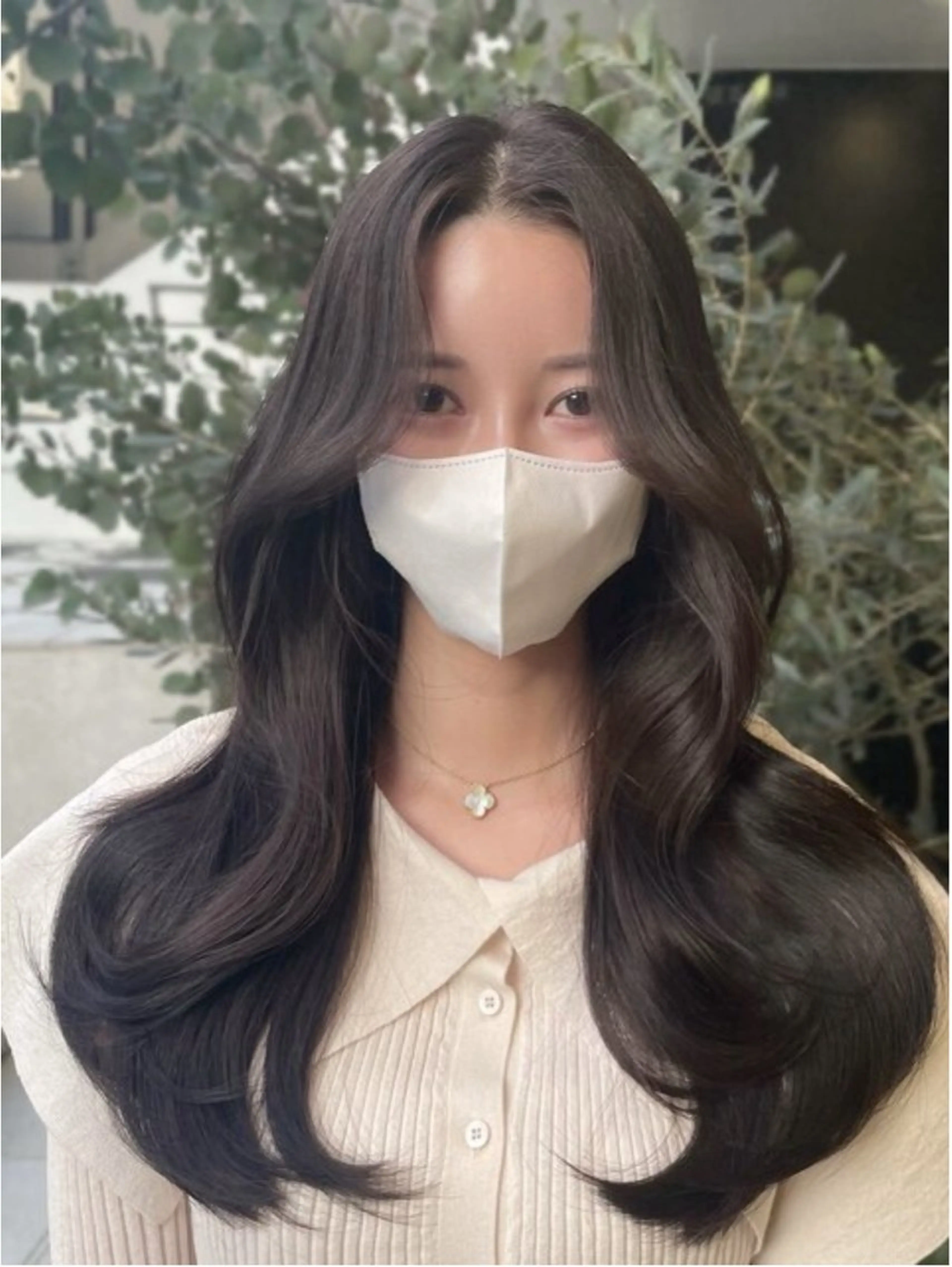 ロング カット ヘアカラー トリートメント macaron宇都宮 柴山凌輔のヘアスタイル