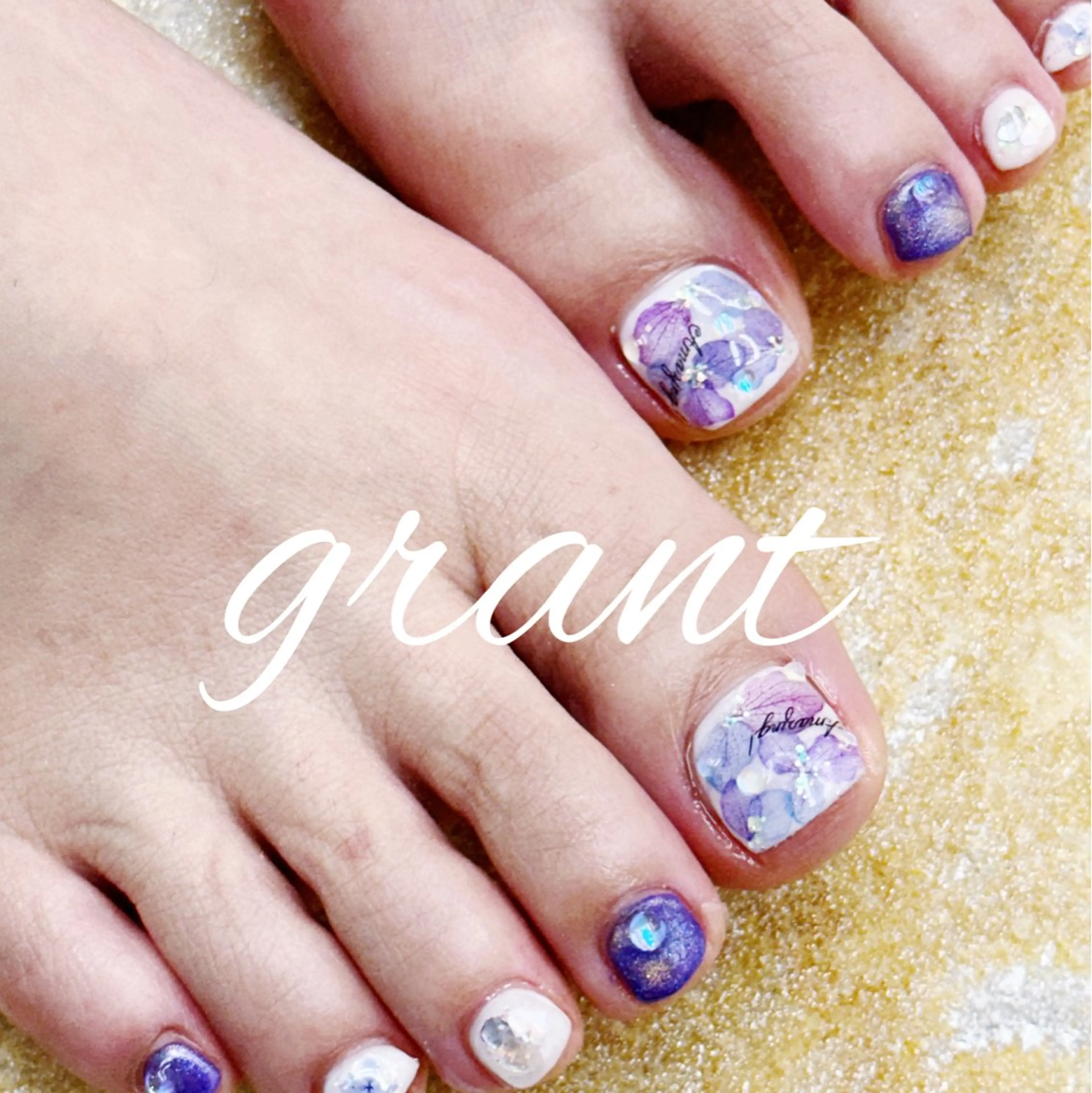 ネイル アートネイル フットネイル フットネイル nail salon grant所属・nailsalon grantのネイルデザイン