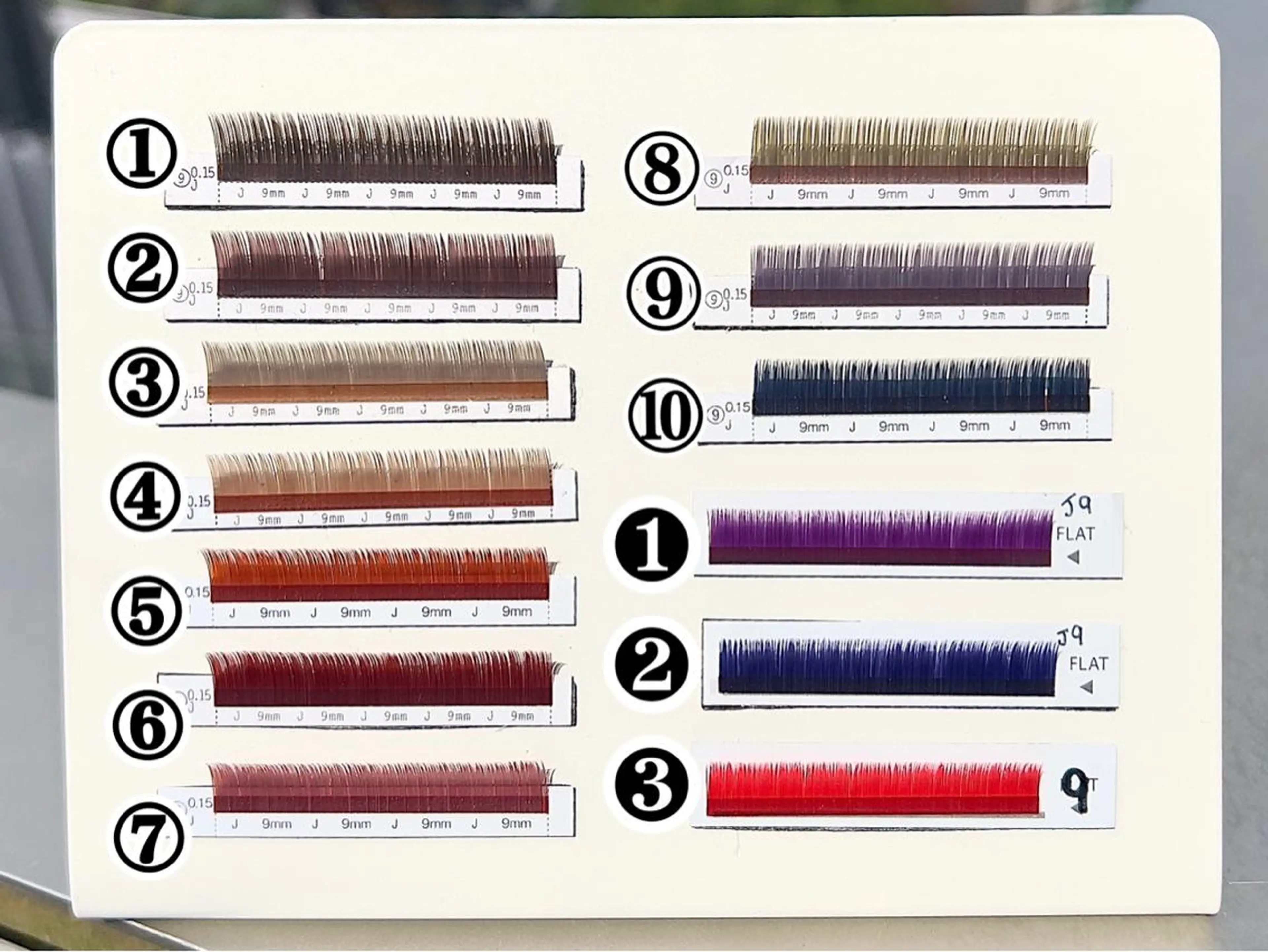マツエク・マツパ カラーマツエク フラットラッシュ マツエク Fukushi📍 【5/31最終出勤】のマツエク・マツパデザイン