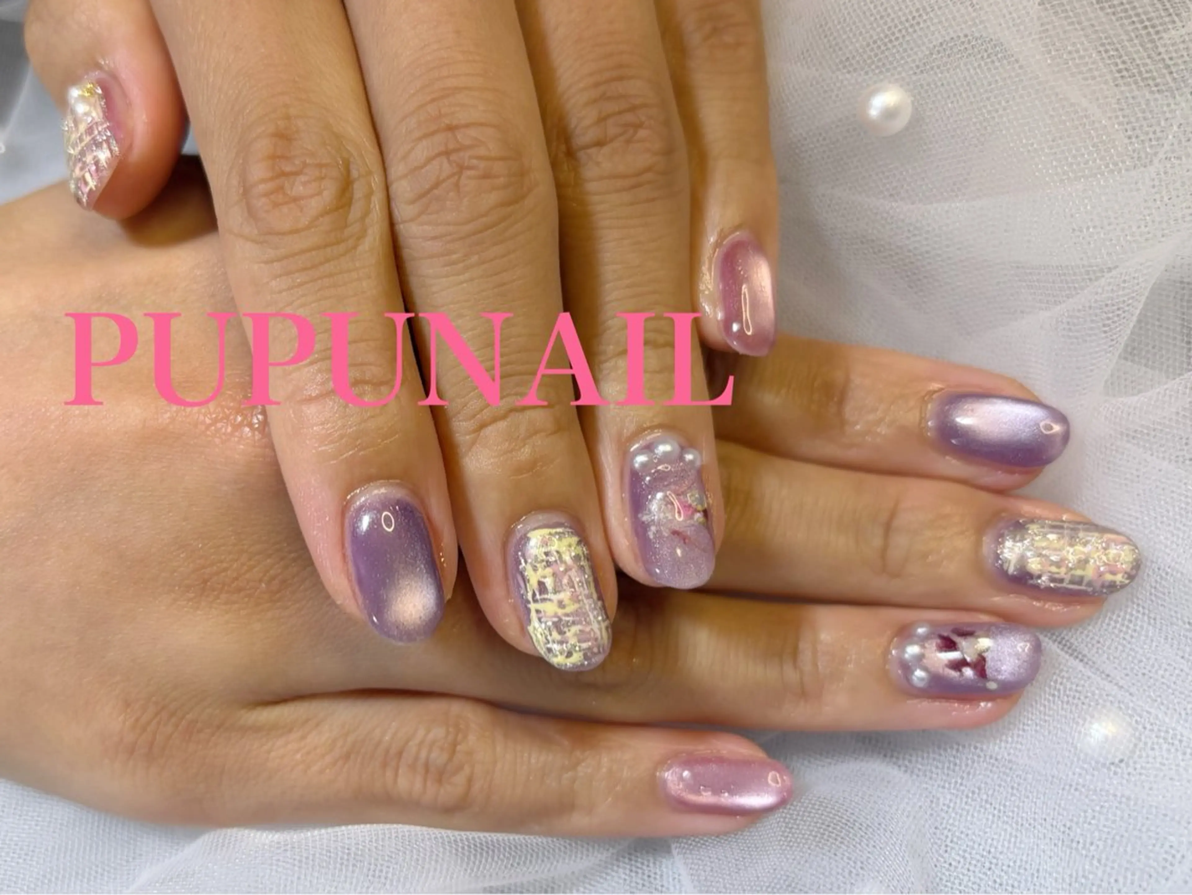 ミディアム ハンドネイル Re:Nail Formula所属・kido chieのネイルデザイン