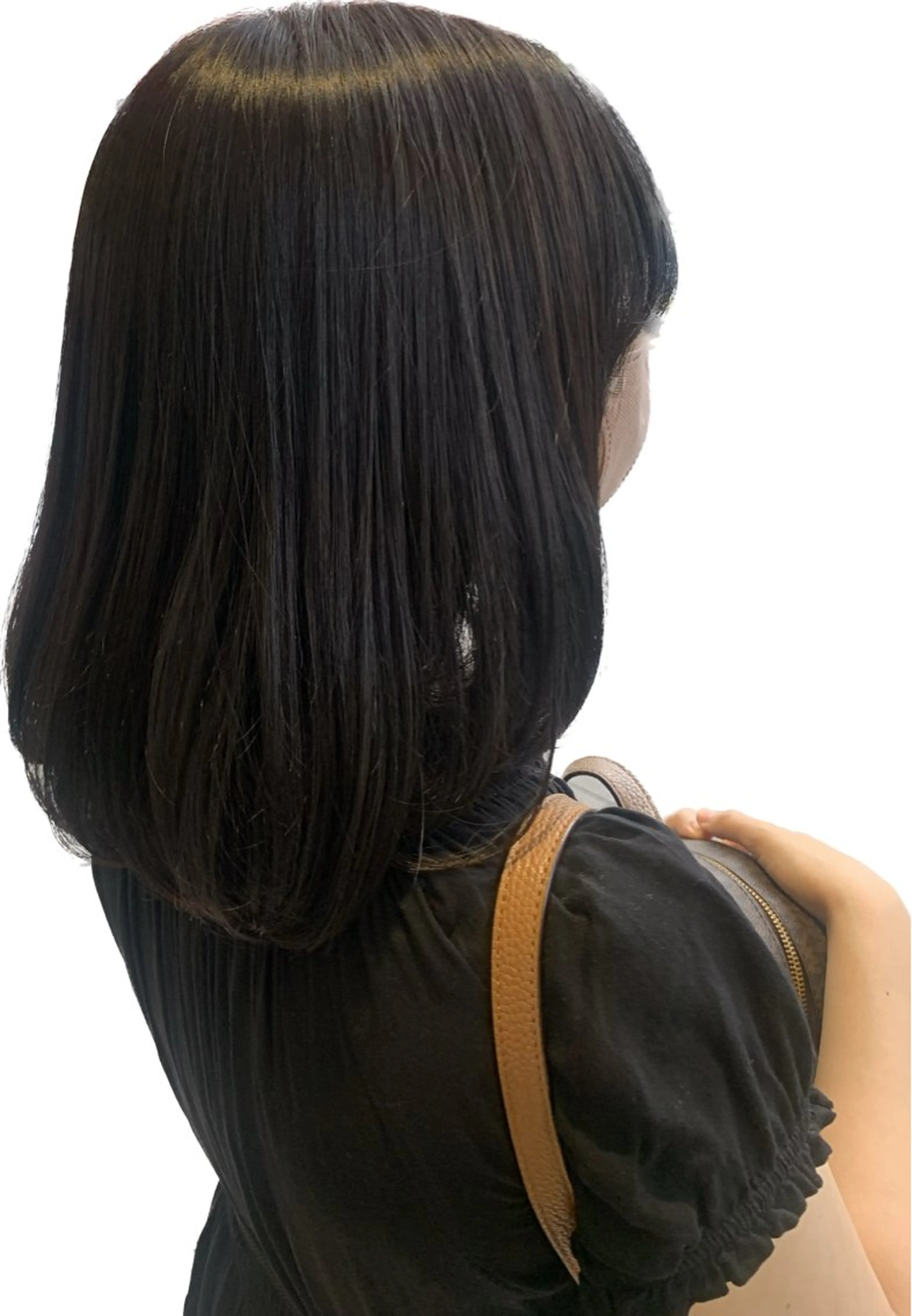 ミディアム カラー ヘアアレンジ カット ヘアカラー トリートメント ミドウチ アヤカのヘアスタイル