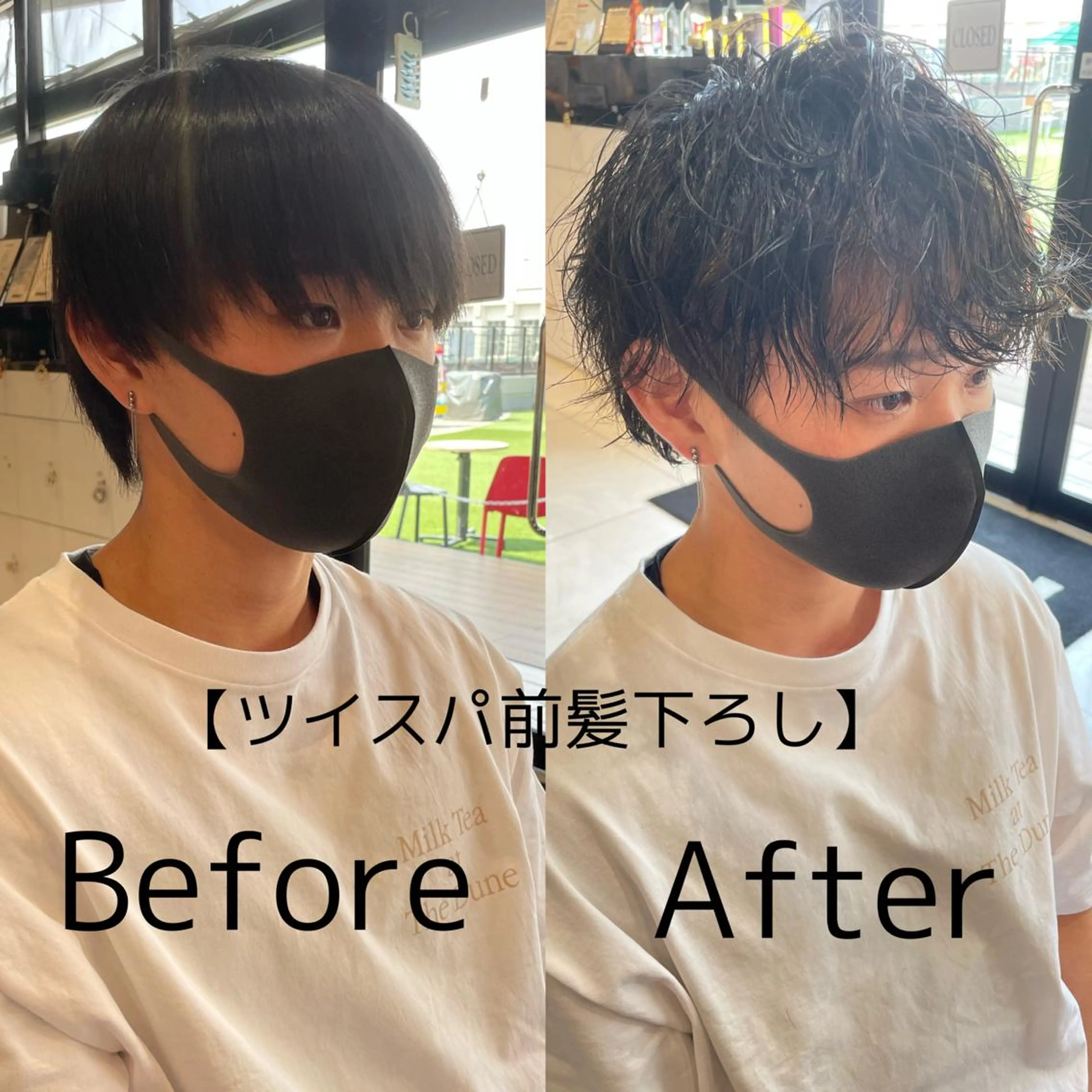 ショート パーマ メンズ メンズヘア特化 崎田 成人のヘアスタイル
