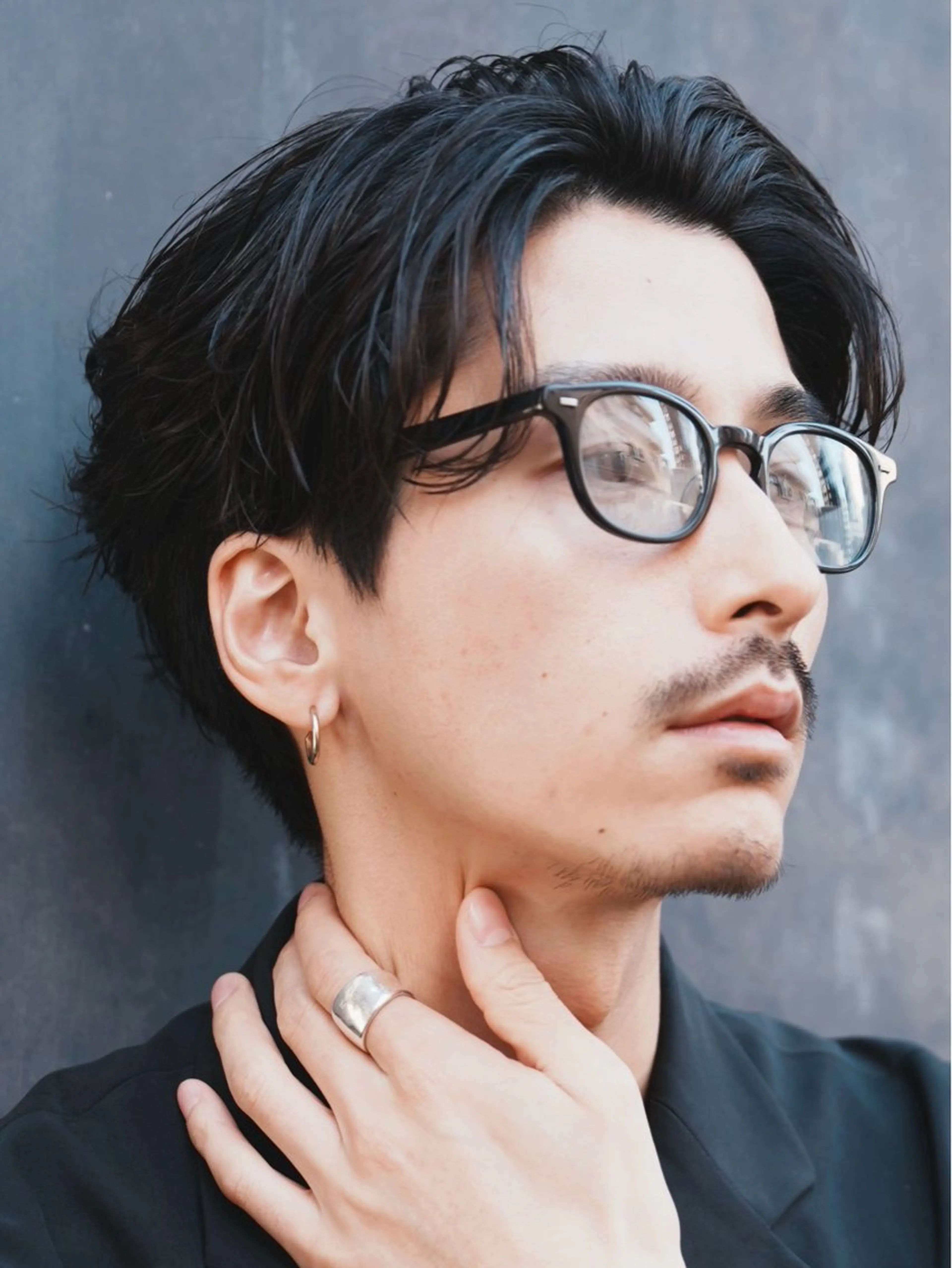 パーマ メンズ 原宿波巻きスパイラル パーマTOSHIのヘアスタイル