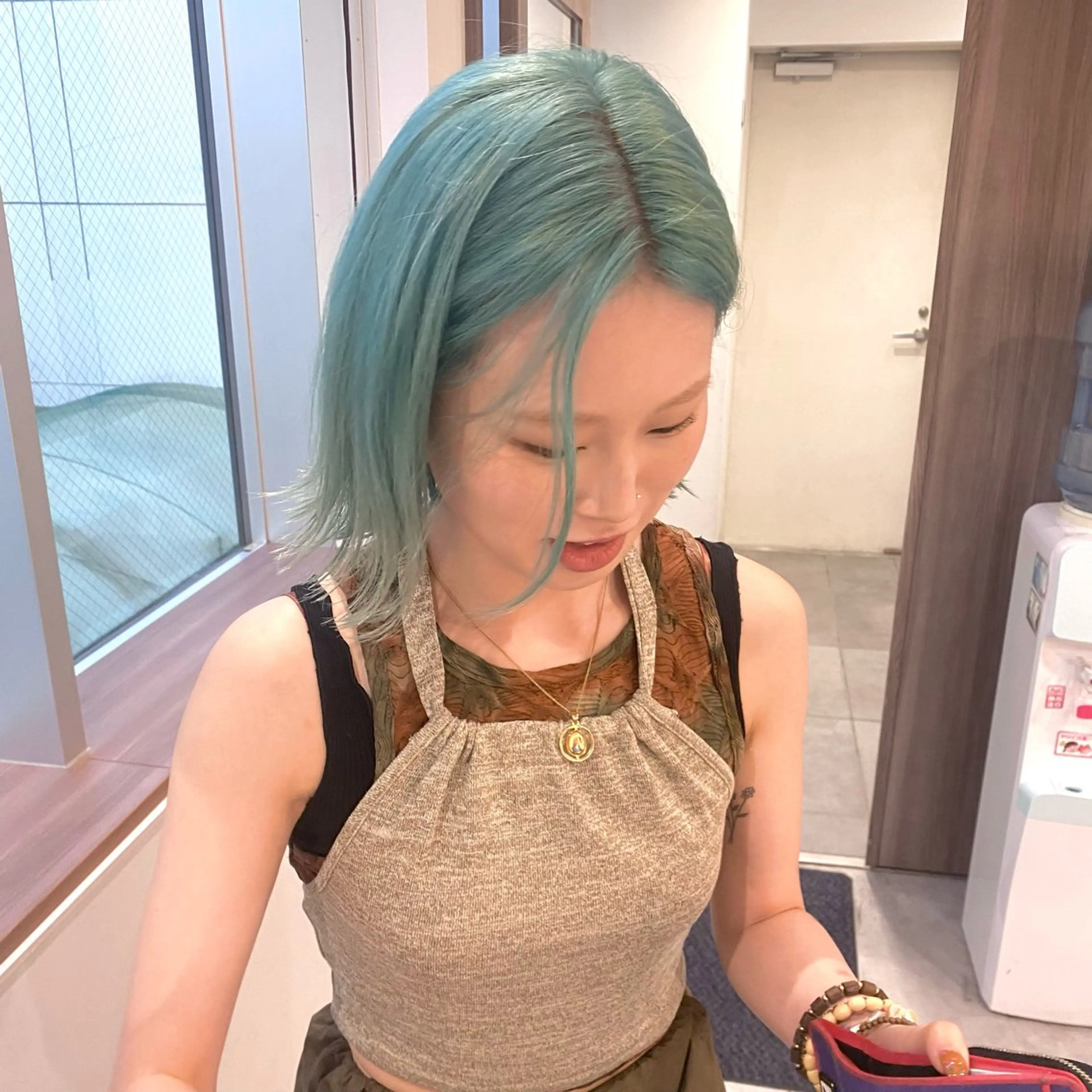 ショート カット ヘアカラー トリートメント akina＊ブリーチ ♡トレンドヘアのヘアスタイル