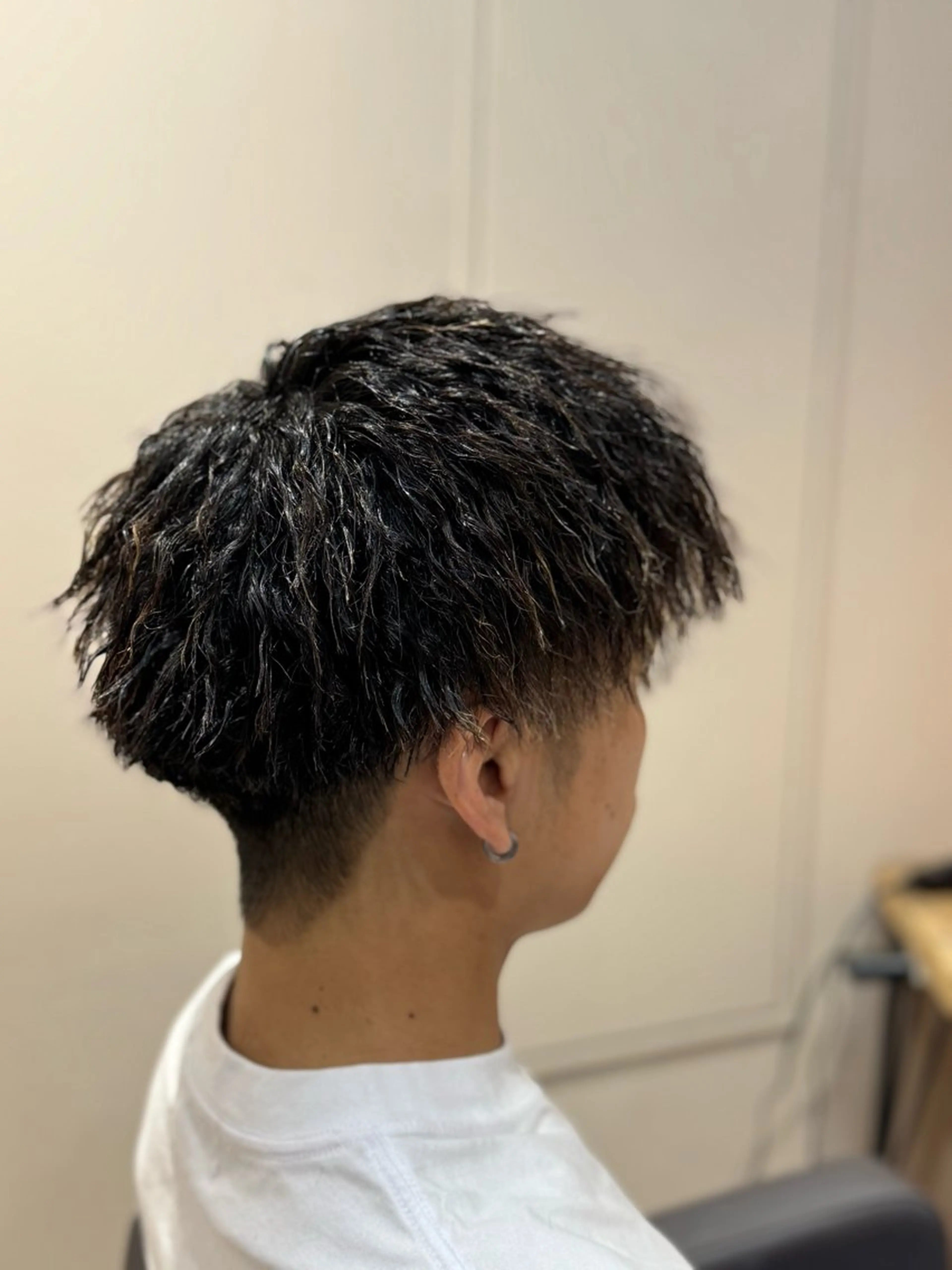 ショート ツイストパーマ カット パーマ メンズ特化 TAKUYAのヘアスタイル