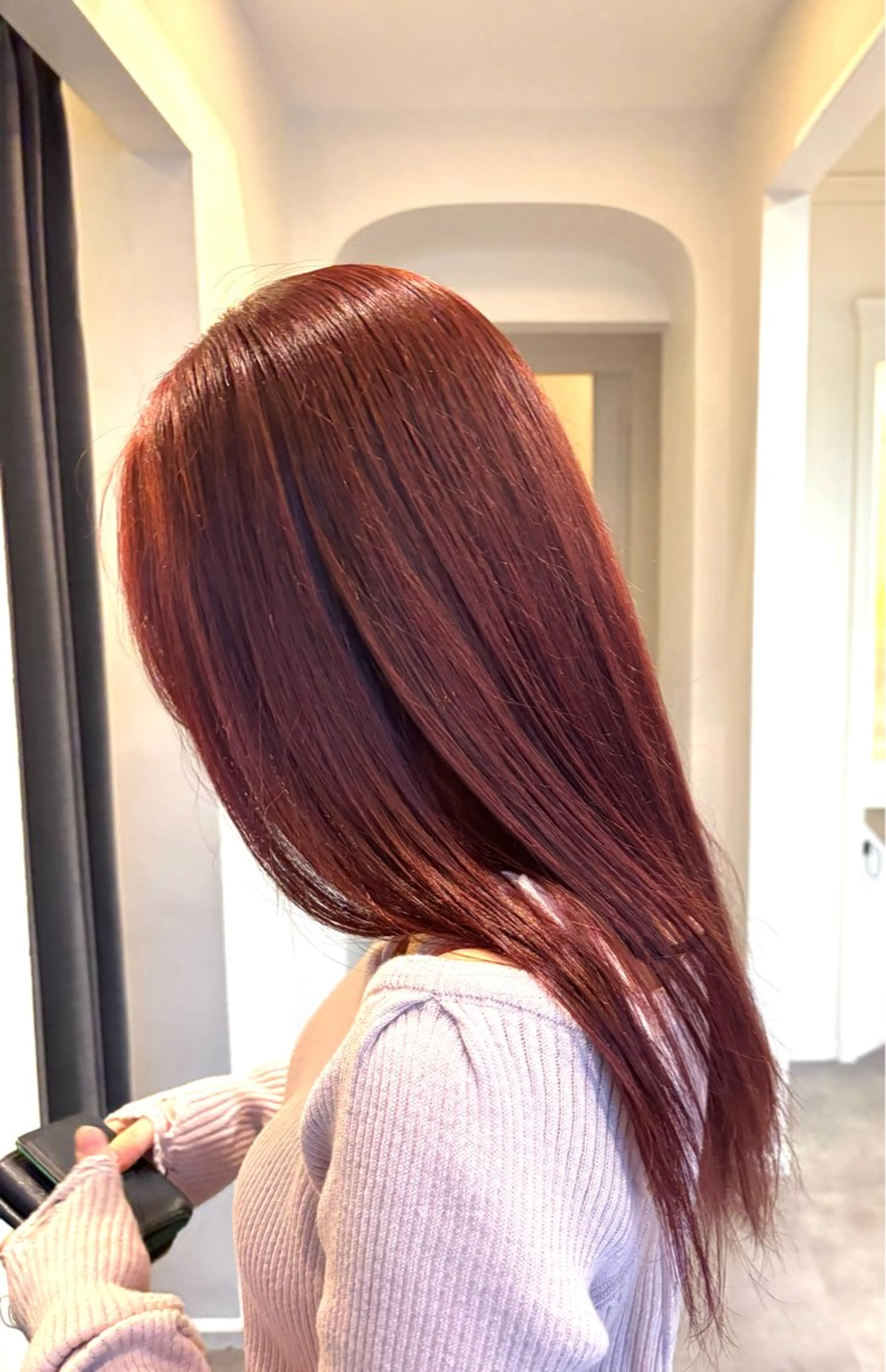 セミロング ヘアカラー トリートメント 透明感カラー🎀 tasty／makoのヘアスタイル