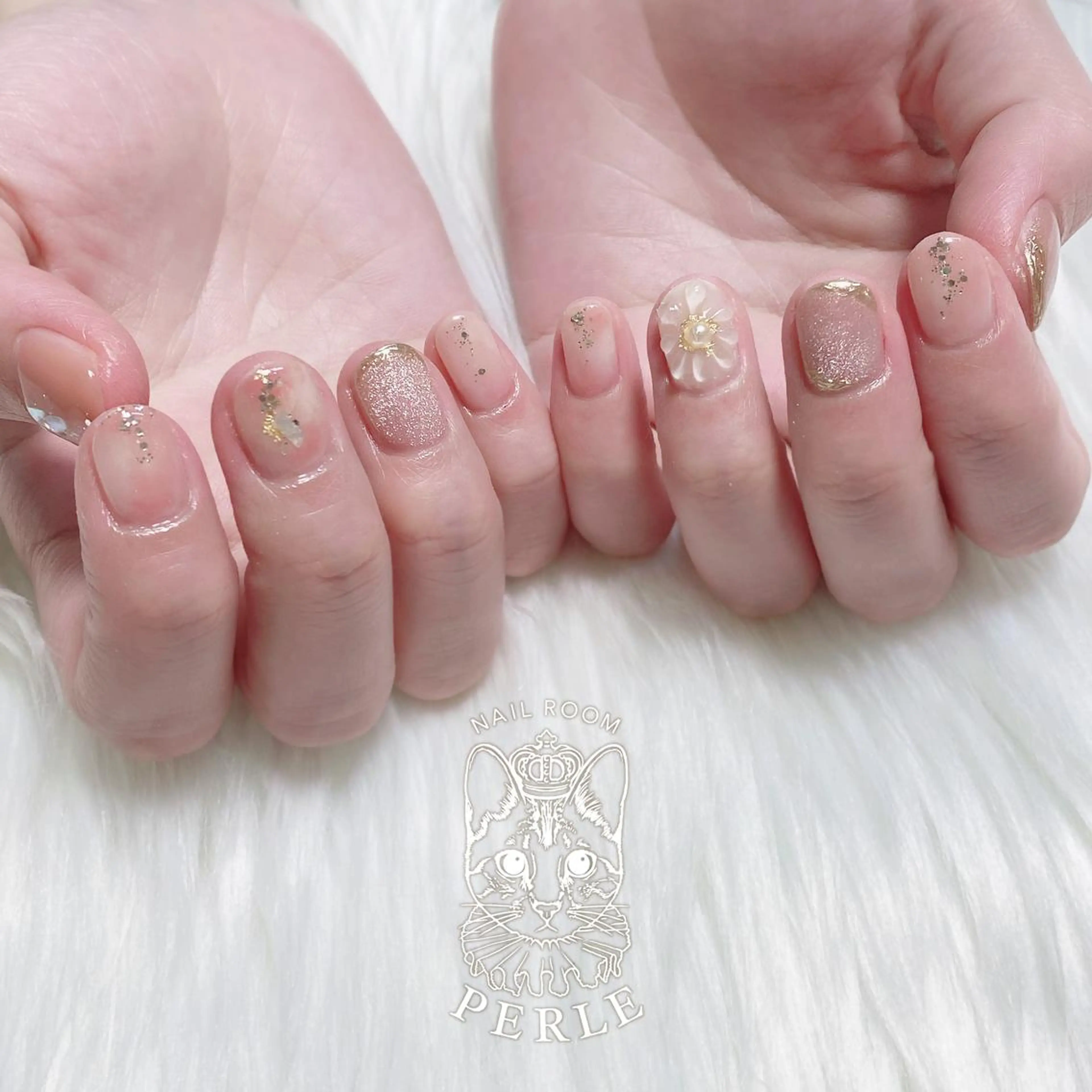 ネイル ハンドネイル nail room Perleのネイルデザイン