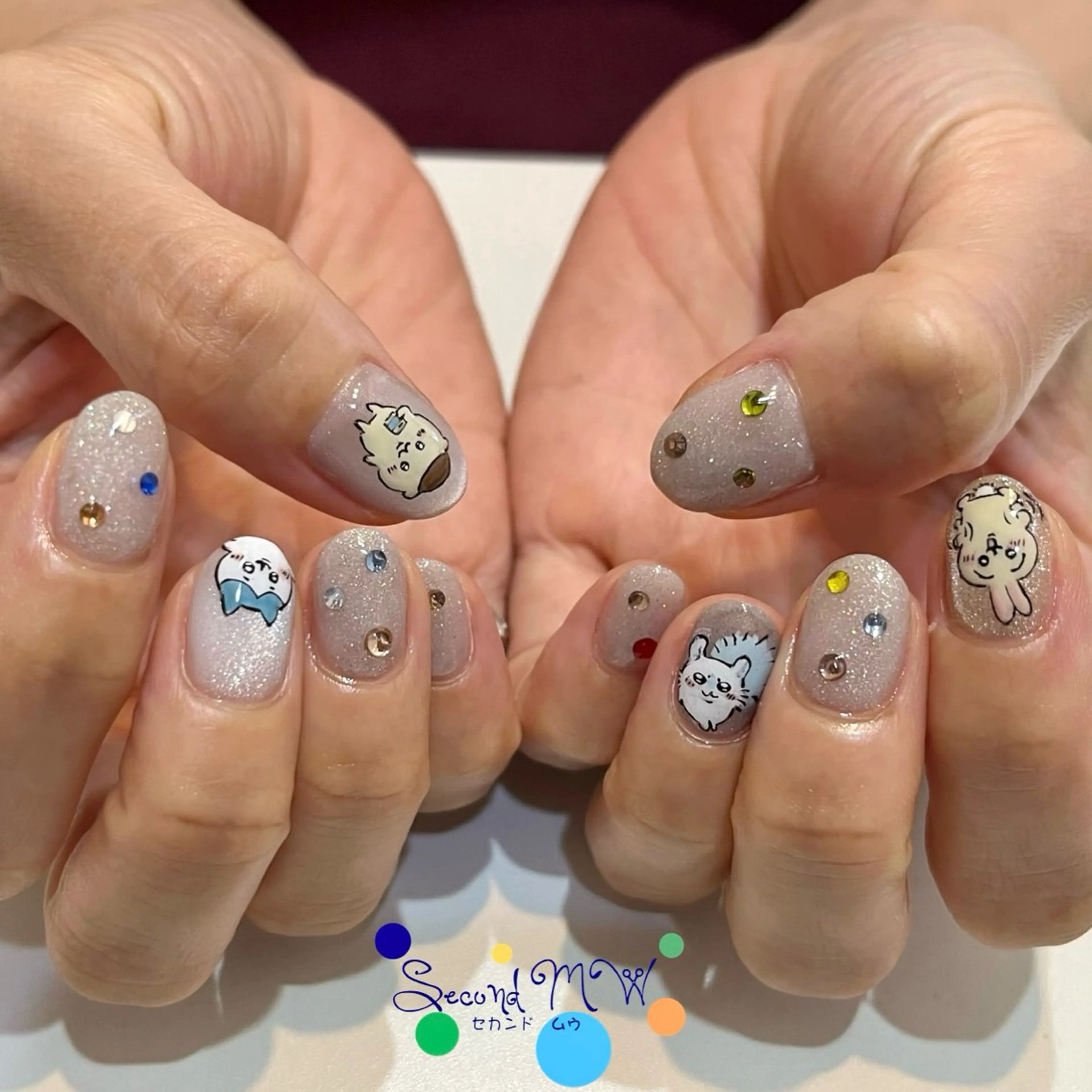 ネイル 夏ネイル SecondMW _nail 　川連のネイルデザイン