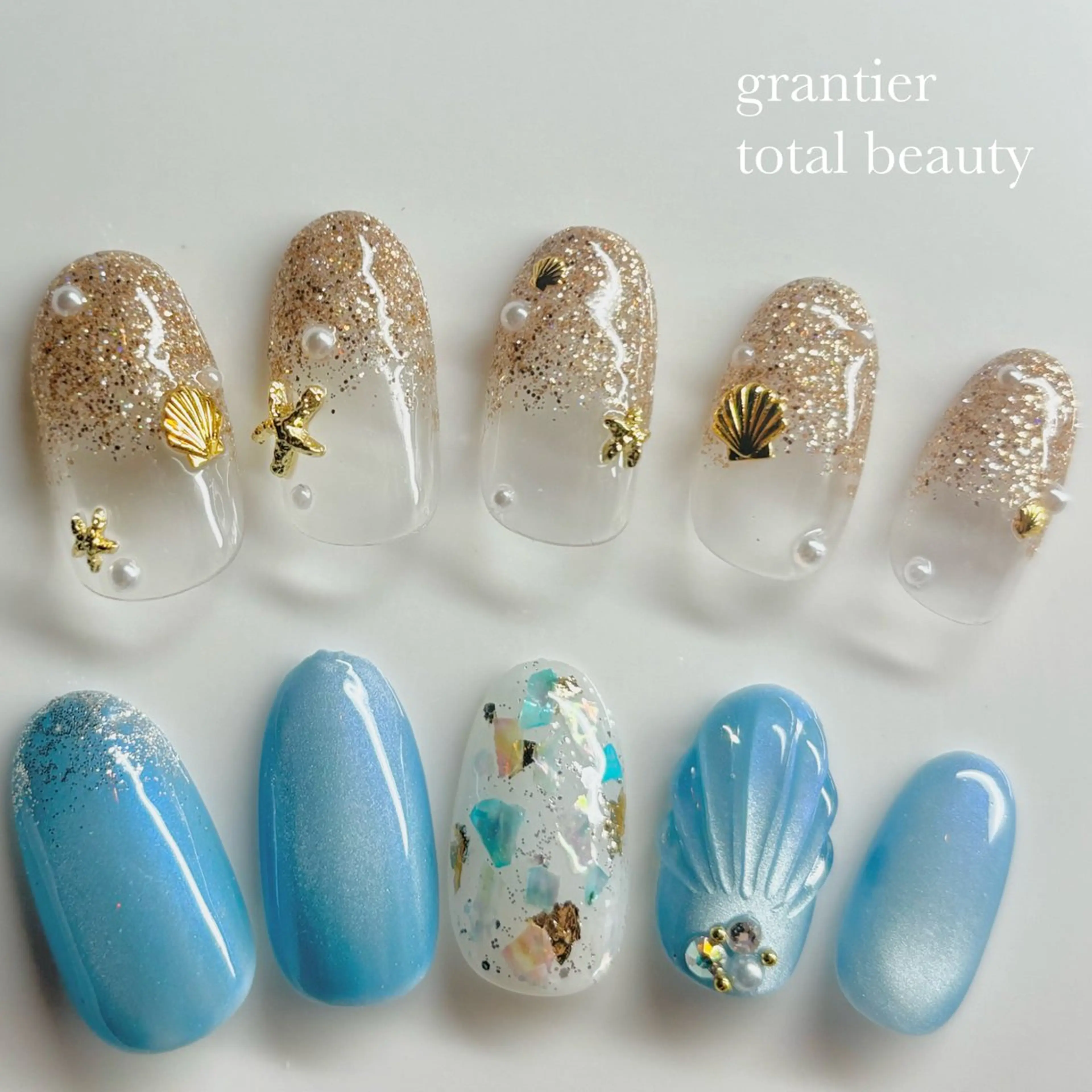 ネイル 夏ネイル ハンドネイル grantier beautyのネイルデザイン