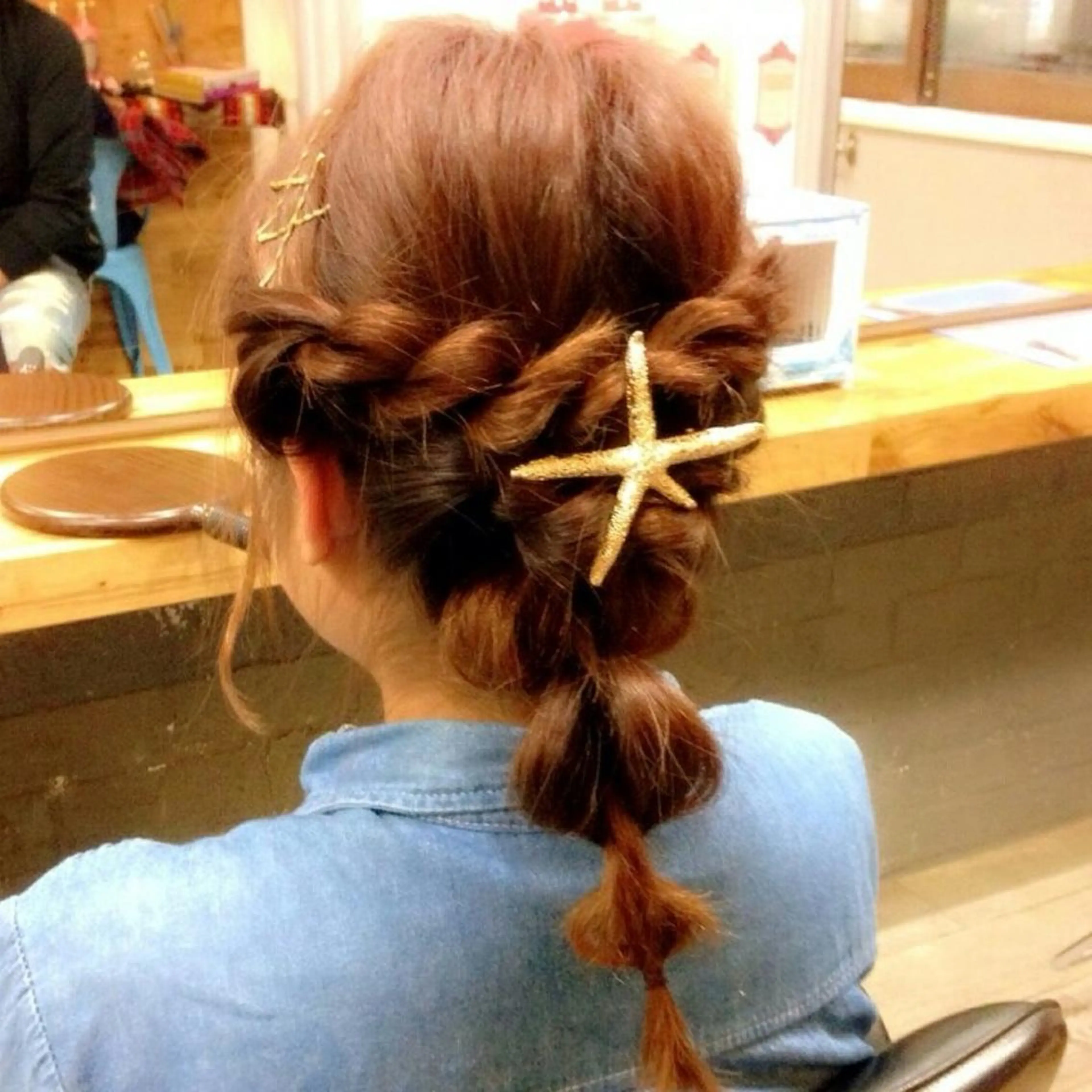 ヘアアレンジ セミロング 植松 勇太のヘアスタイル